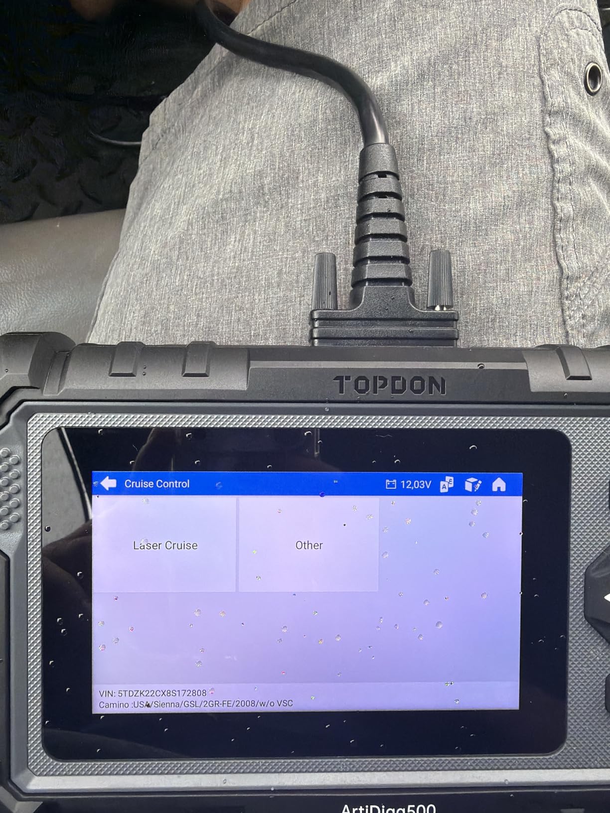 TOPDON AD500 OBD2 Scanner, Oil SAS Throttle TPMS BMS EPB Reset, Engine ABS SRS Transmission Diagnostic Tool customer photo 1