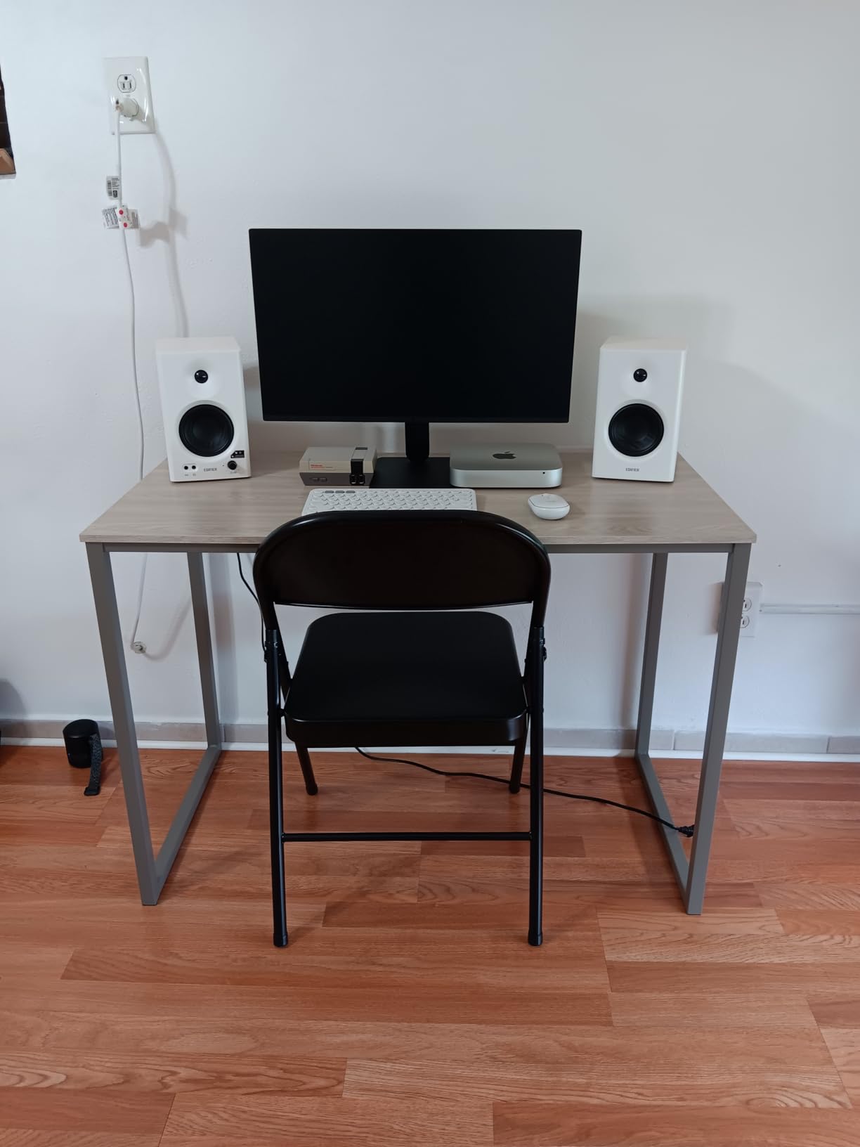 SHW Mission 40-Inch Home Office Computer Desk, Black customer photo 2