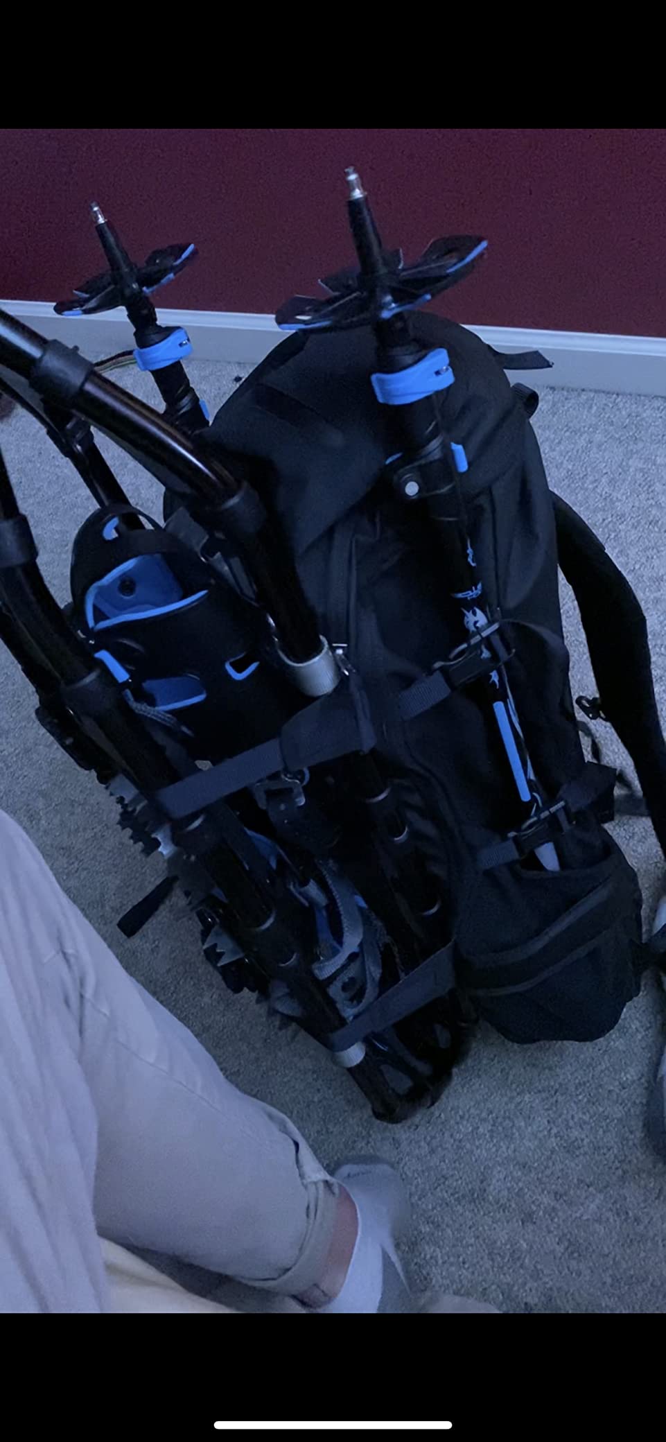 G2 21/25/30 Inches Light Weight Snowshoes with Trekking Poles and Carrying Bag customer photo 2