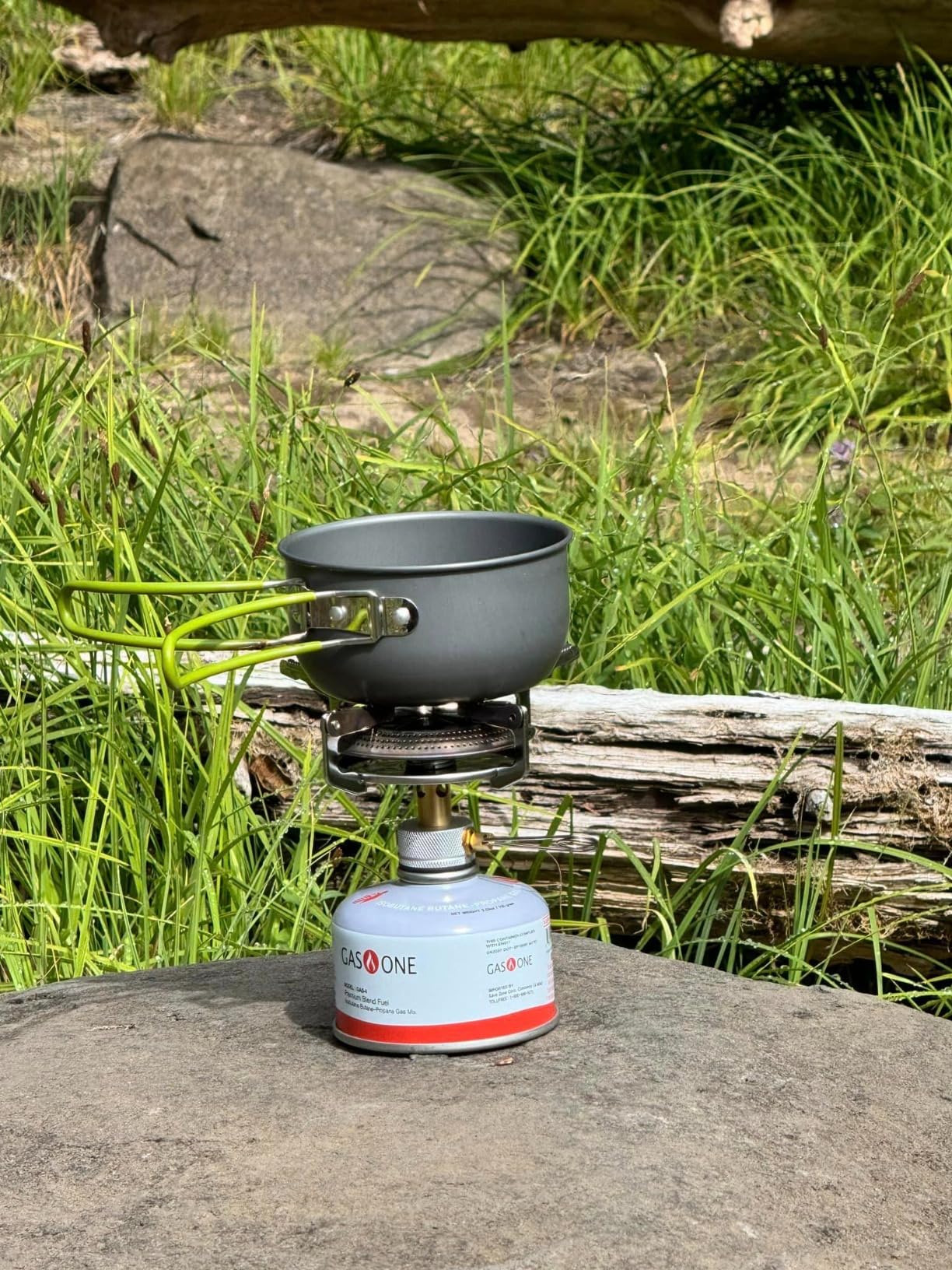 Caudblor Camping Stove with Butane Adapter Lightweight Backpacking Stove customer photo 2