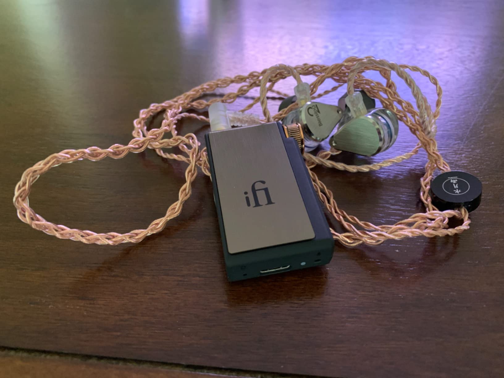 iFi GO blu - Portable Bluetooth 5.1 DAC/Headphone Amplifier with aptX Adaptive, LDAC, and 4.4mm & 3.5mm Headphone Outputs - Hi-Res Audio customer photo 2