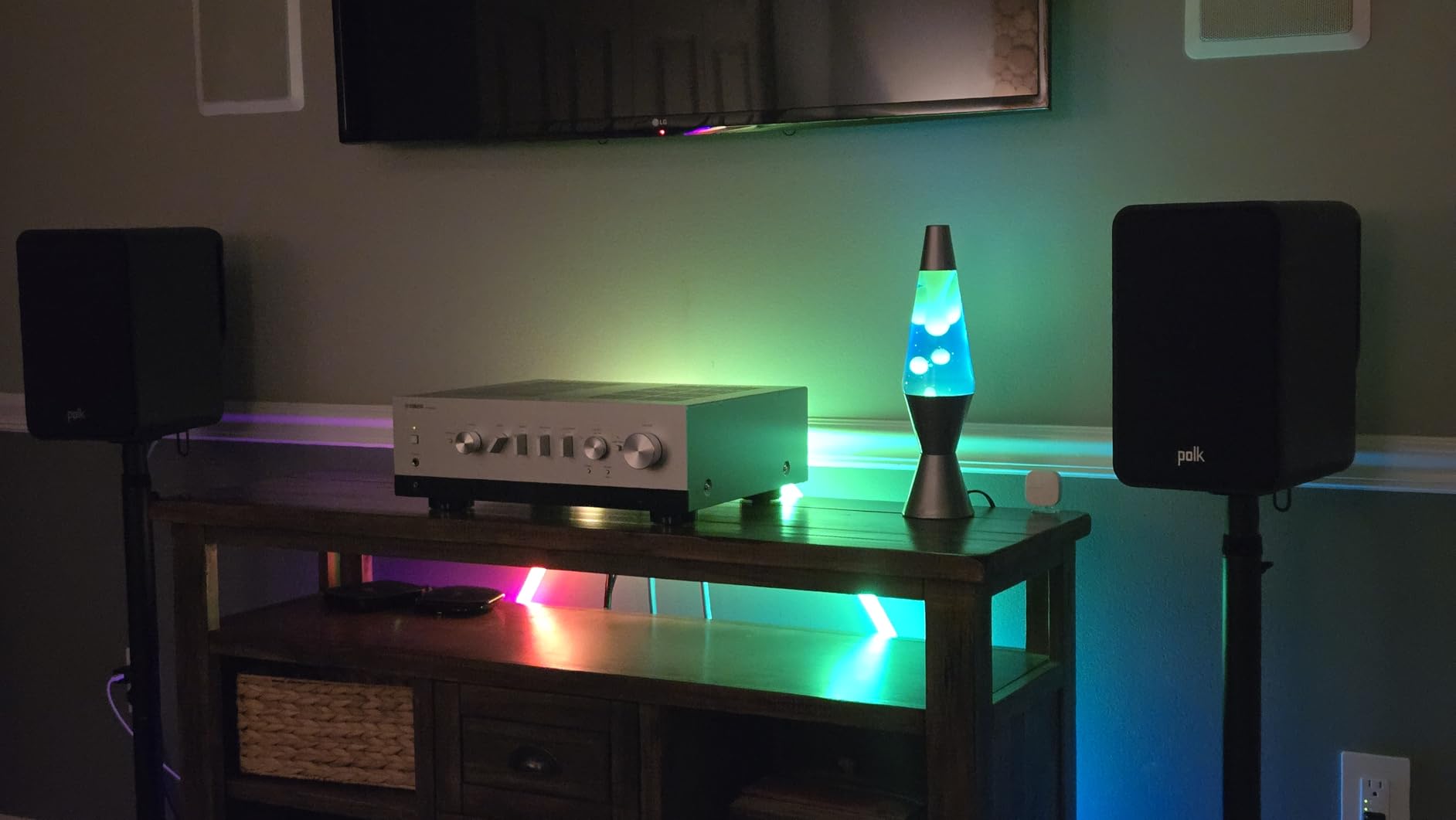 Polk Signature Elite ES15 Surround Sound Speakers - Hi-Res Audio Certified, Dolby Atmos & DTS:X Compatible, 1