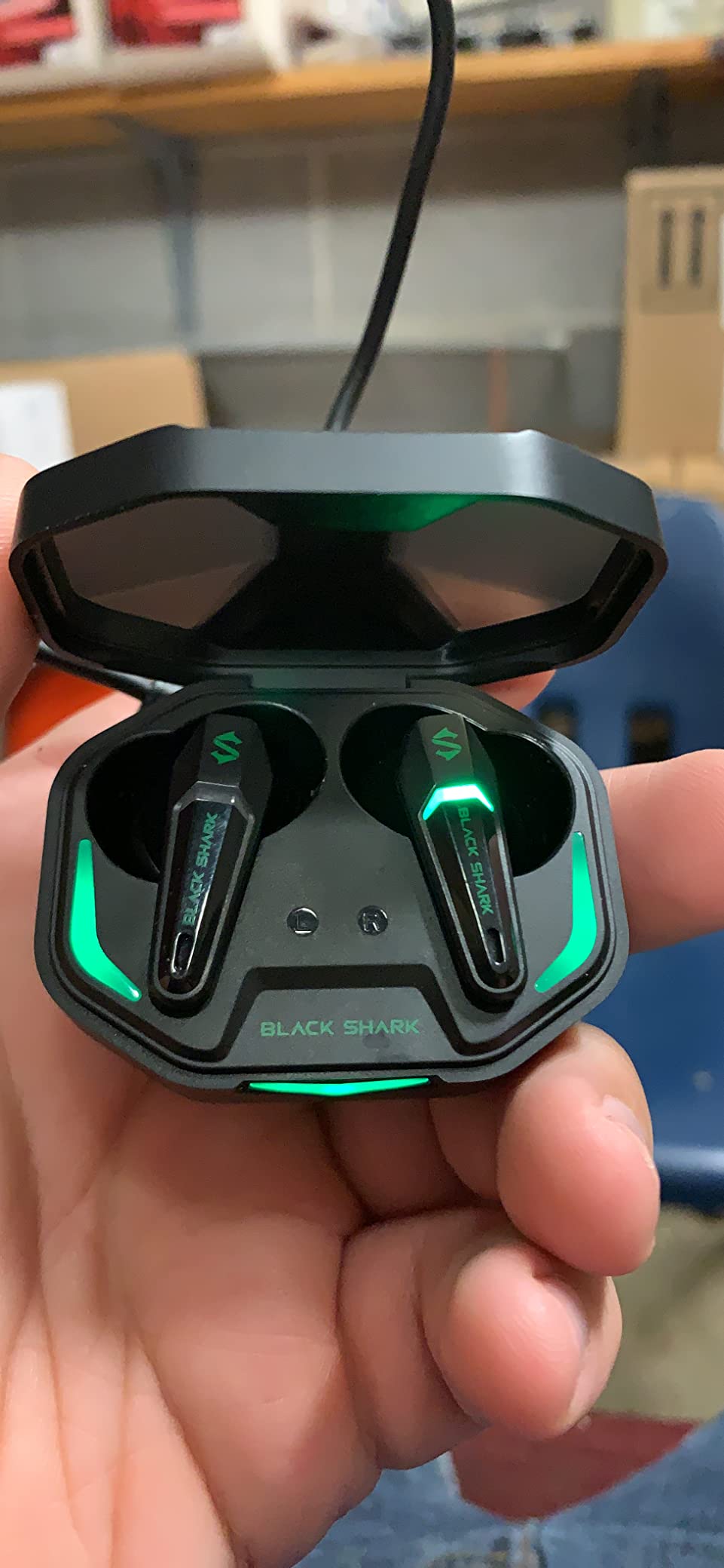 Black Shark Bluetooth Earbuds Wireless with 45ms Ultra-Low Latency, Gaming 5.2, Dual Modes, 10mm Driver, 35H Play Time, IPX4 Waterproof, Built-in Mic - Lucifer T1 customer photo 2
