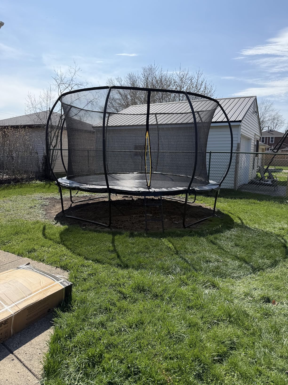 JUMPZYLLA Trampoline Outdoor 8FT 10FT 12FT 14FT 15FT 16FT with Enclosure, Non-Slip Ladder & Anti-Rust Coated Frame, ASTM Approved Recreational Backyard Large Trampoline with Net for Kids & Adults customer photo 1