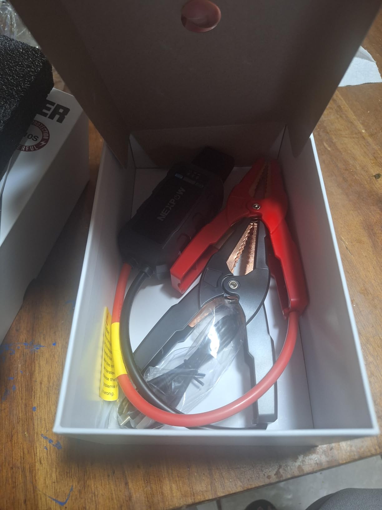 NEXPOW Car Jump Starter 2026 Upgraded Car Battery Jump Starter Pack 3000A Peak for Up to 9.0L Gas and 7.0L Diesel Engine 12V Auto Battery starter Jumper Cables Portable Lithium Jump Box with USB QC3.0 customer photo 1