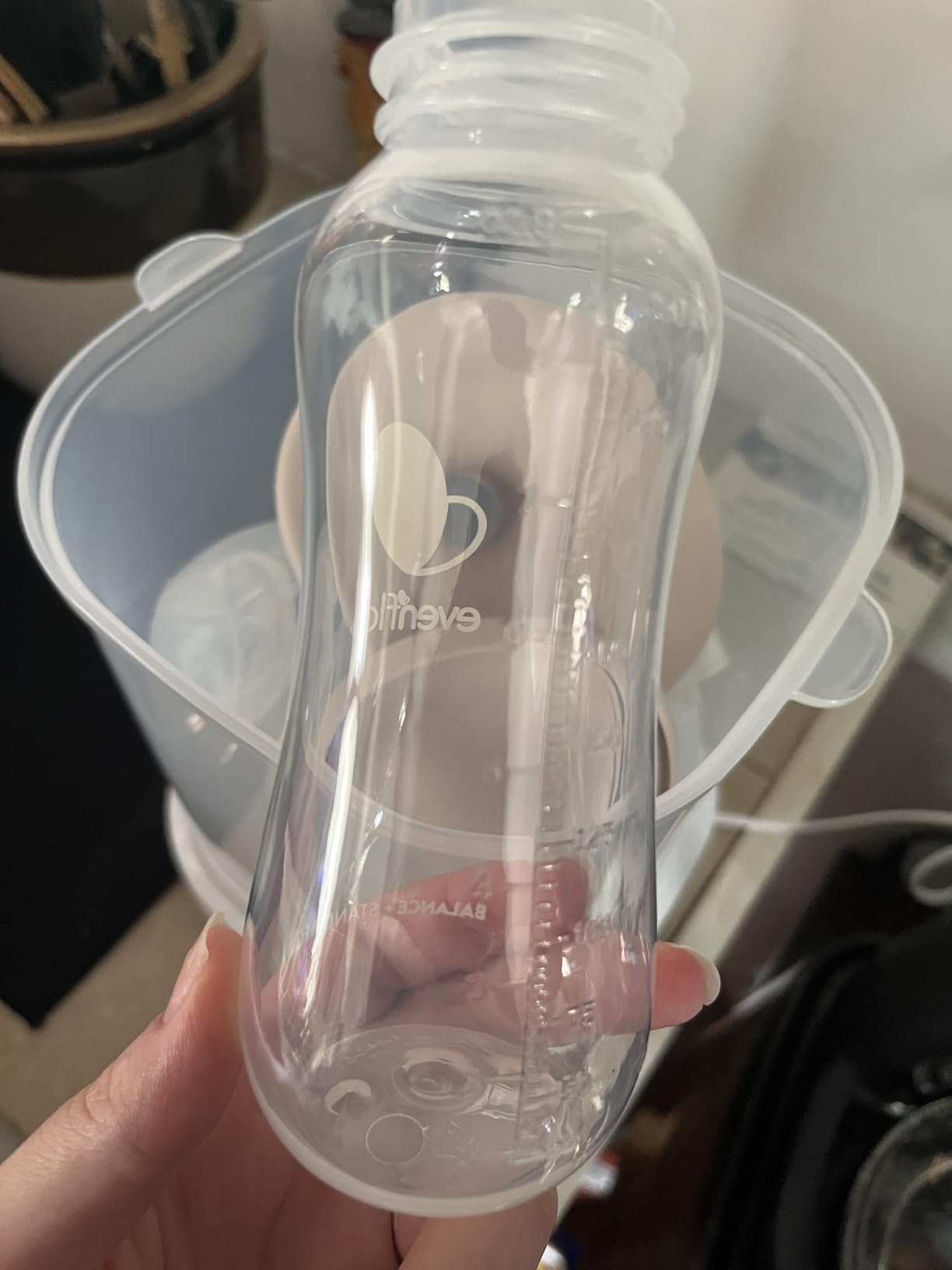 GROWNSY Bottle Sterilizer and Dryer, Compact Electric Steam Baby Bottle Sterilizer (Esterilizador de Biberones), Bottle Sanitizer for Baby Bottles, Pacifiers, Pump Parts customer photo 1