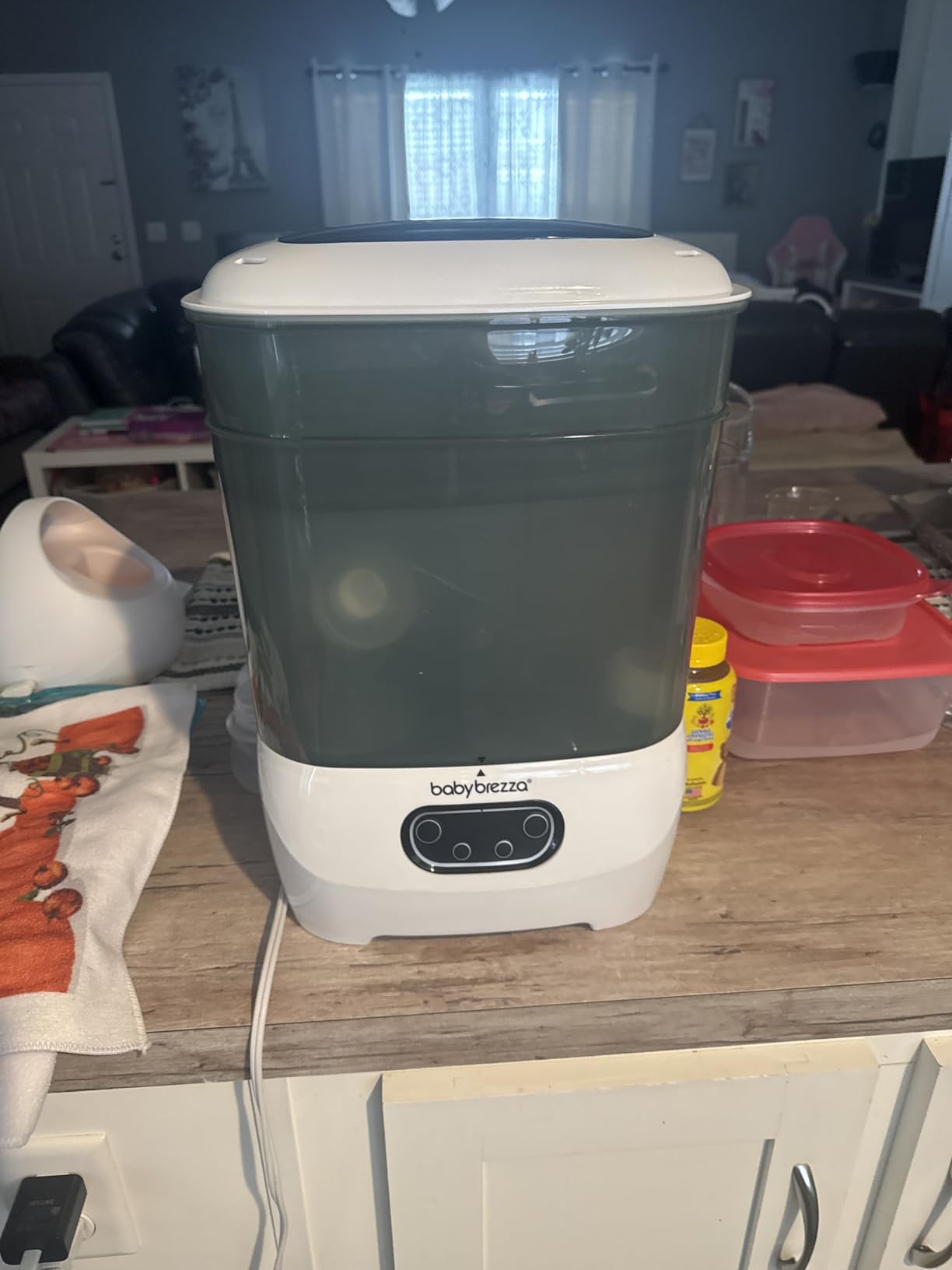 Baby Brezza Bottle Sterilizer and Dryer Advanced - 33% Faster - Largest Capacity Steam Sanitizer - Universal Sterilization Machine for All Bottles + Pump Parts - HEPA Air Filter customer photo 1