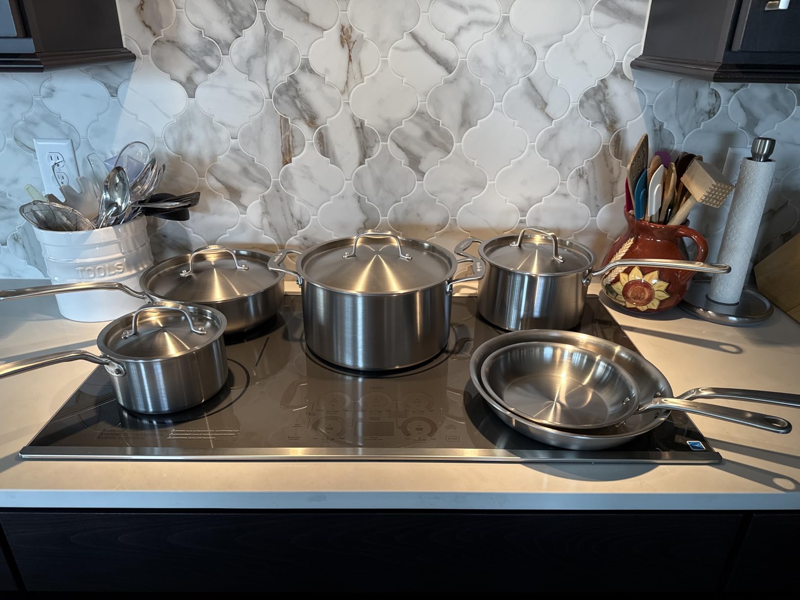 Made In Cookware 10 Piece Stainless Steel Pot and Pan Set | 5 Ply Clad customer photo 2
