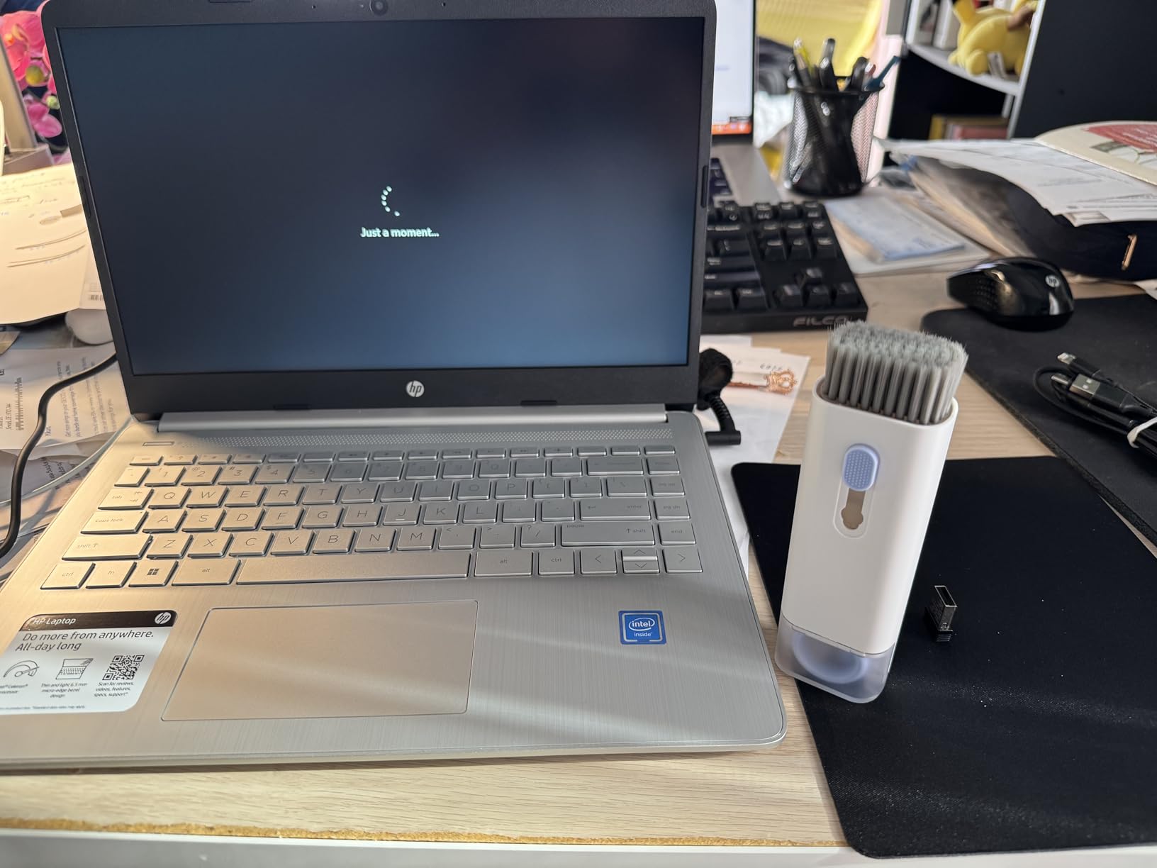 HP Stream 14 Student Business Laptop, Microsoft Office 365, Copilot AI, 8GB RAM, 128GB UFS, Intel N150 Processor(Quad-core), Willow Green, Windows 11 Home, with 5ave Kit customer photo 1