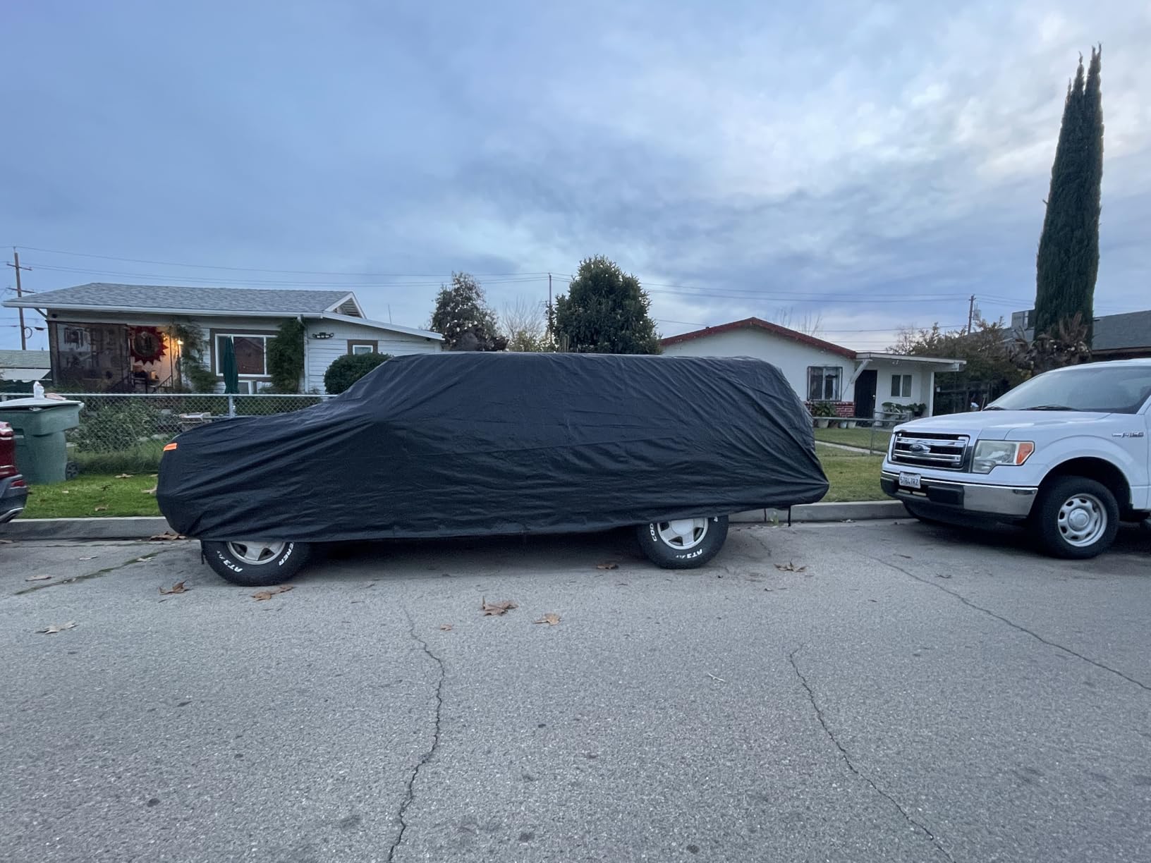 Kayme Car Cover Waterproof All Weather for Large Sedan, Outdoor Cover Fit for Ford Crown Victoria, Cadillac DTS, Grand Marquis, Lincoln Continental Town Car, Chevy Impala Caprice (209 to 218 inch) customer photo 1