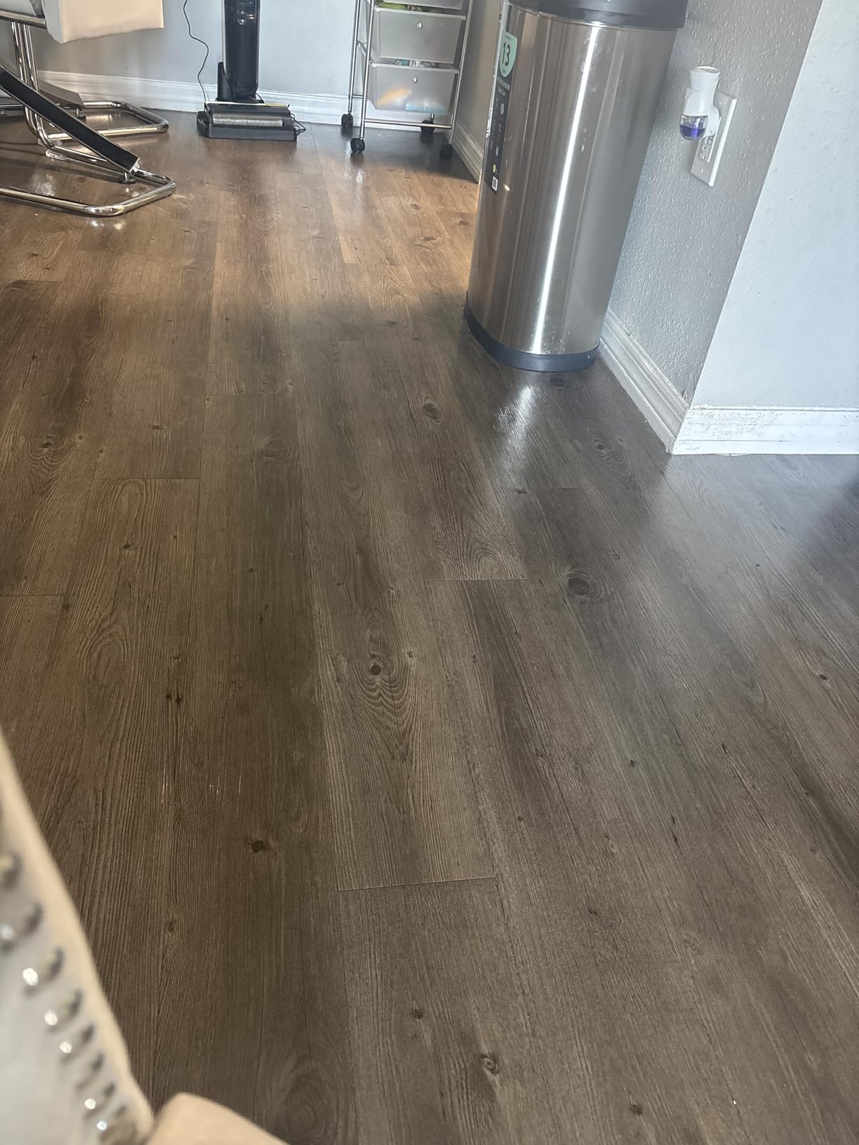 Floor ONE S5 Smart Cordless Wet Dry Vacuum Cleaner and Mop for Hard Floors, Digital Display, Long Run Time, Great for Sticky Messes and Pet Hair, Space-Saving Design, Blue customer photo 2