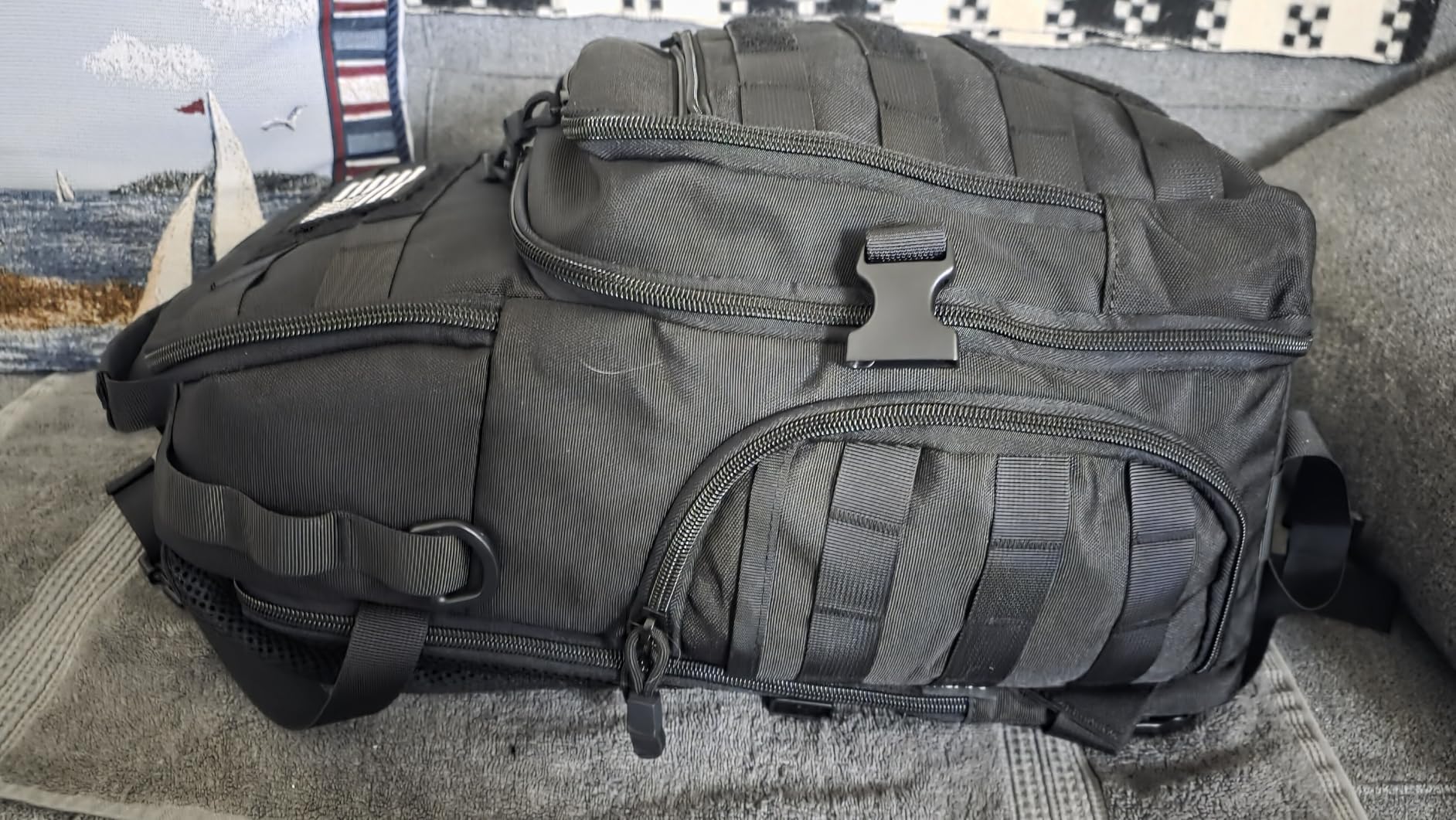 MOSISO Camera Backpack, DSLR/SLR/Mirrorless Tactical Camera Bag Case with Laptop Compartment customer photo 2