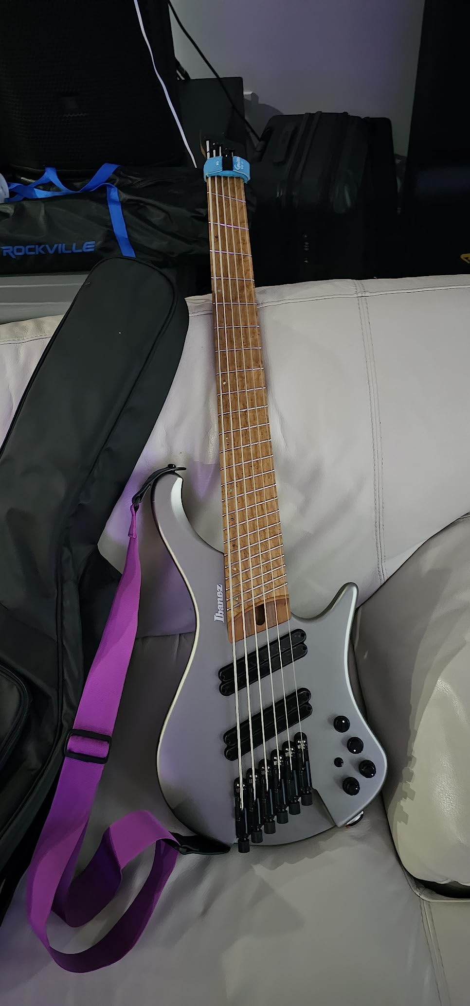 Ibanez Bass Workshop EHB1006MS 6-String Bass Guitar - Metallic Gray Matte customer photo 1