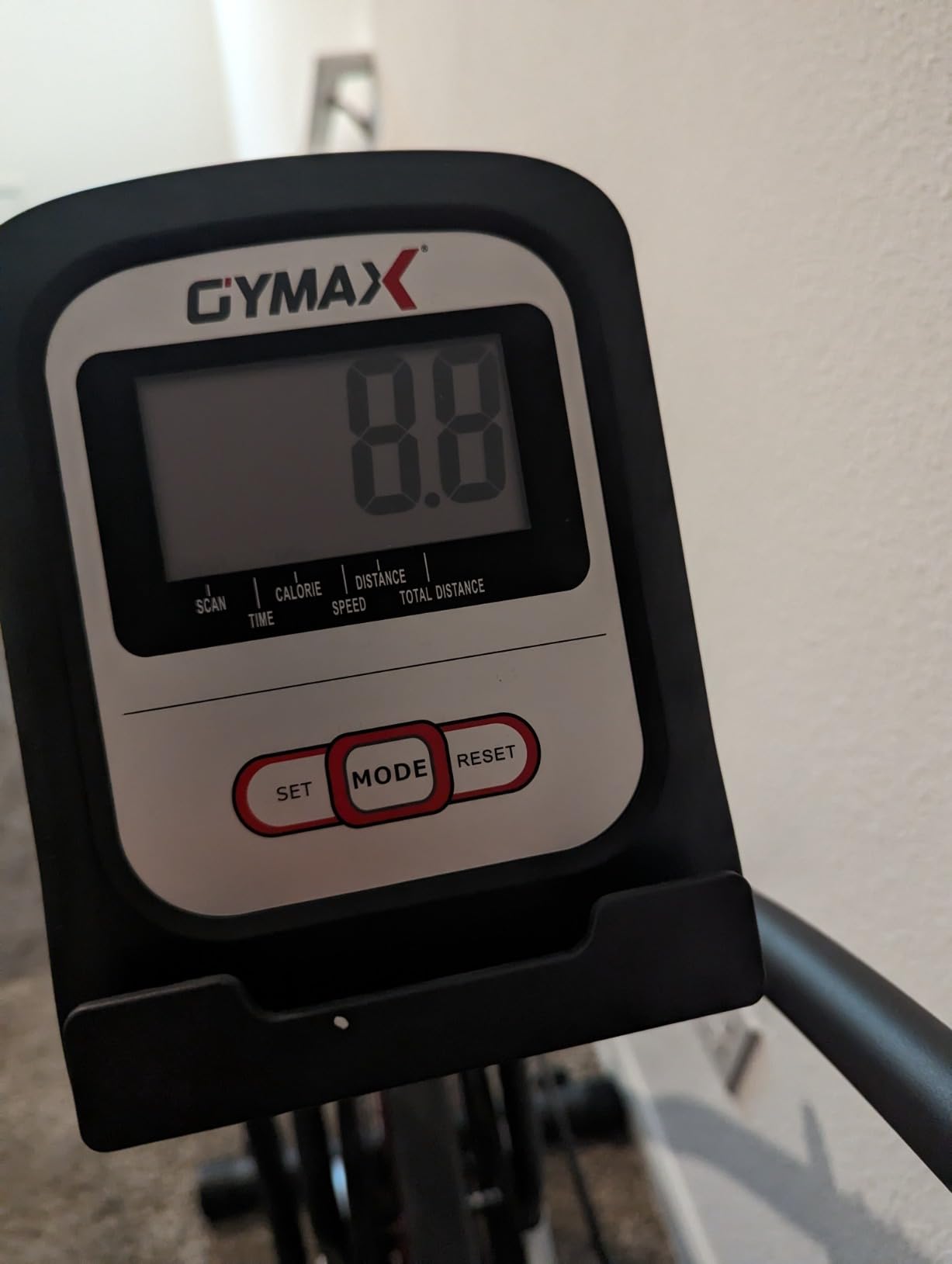 Goplus Air Bike, Fan Exercise Bike with Unlimited Resistance, Clear LCD Display, Tablet Holder, Adjustable Seat customer photo 2