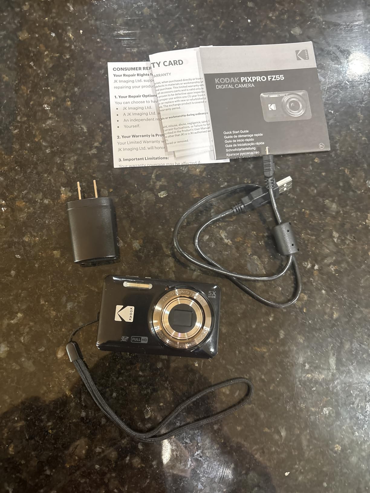 Kodak PIXPRO FZ55-RD 16MP Digital Camera 5X Optical Zoom 28mm Wide Angle 1080P Full HD Video 2.7