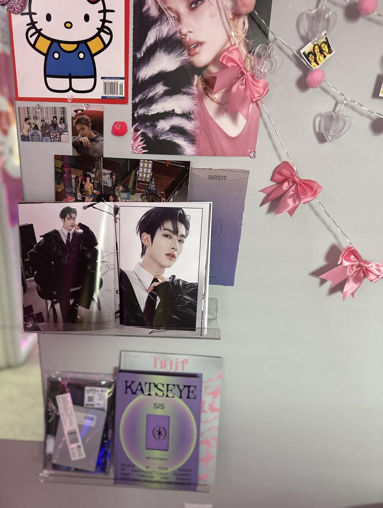 upsimples 6 Pack Acrylic Shelves for Wall Storage, 15