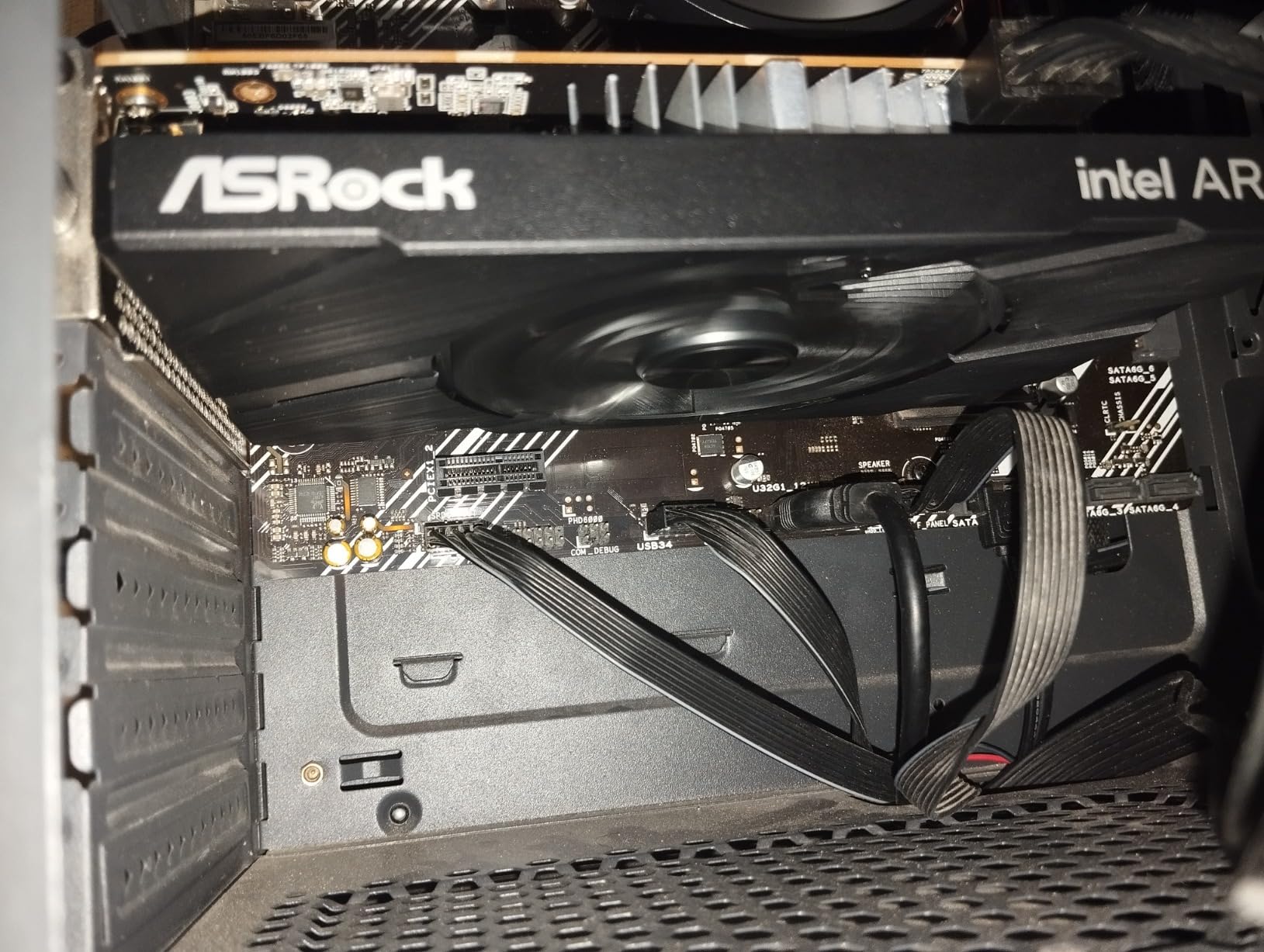 ASRock Intel Arc A380 Challenger ITX 6GB OC Graphics Card | Single Slot ITX | 2250 MHz | 6GB GDDR6 | DisplayPort 2.0 | HDMI 2.0b | 0dB Cooling | 8K Support | 500W | DirectX 12 Ultimate | PCIe 4.0 customer photo 2