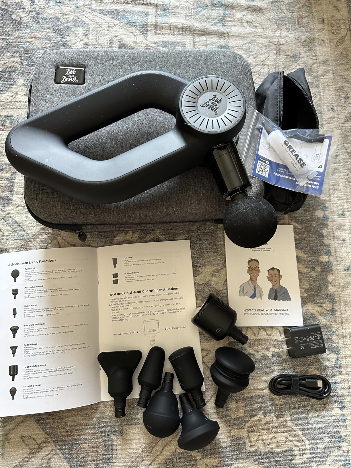 BOB AND BRAD D6 Pro Massage Gun Deep Tissue Percussion with 16mm Amplitude 85lbs Stall Force, FSA Eligible & HSA Approved Professional Muscle Massager for Athletes, Quiet Electric Back Massager customer photo 1