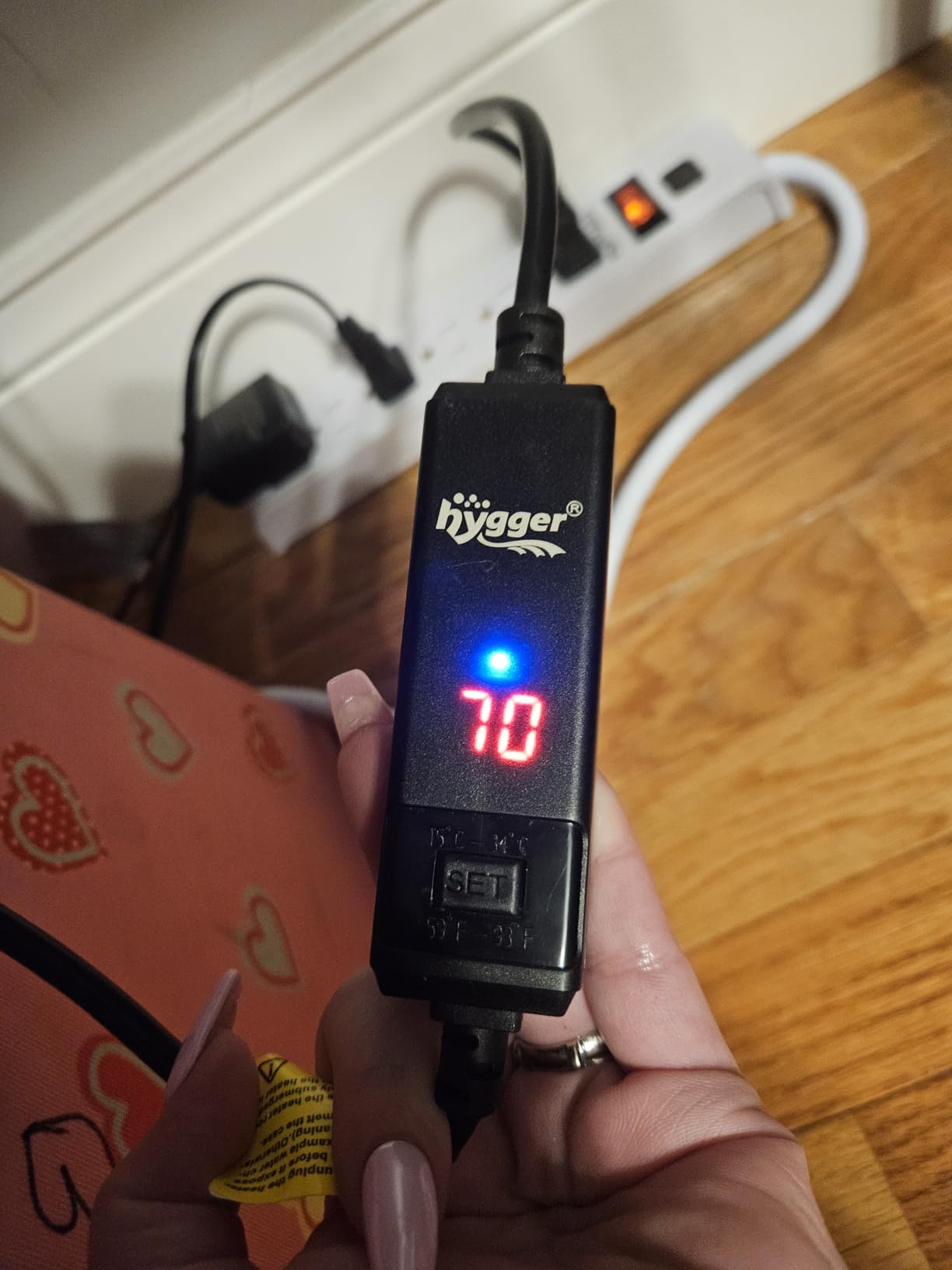 hygger Small Aquarium Betta Heater, Submersible Fish Tank Heater 10W/25W/50W/100W with LED Digital Display for up to 5/10/16/26 Gallon customer photo 1