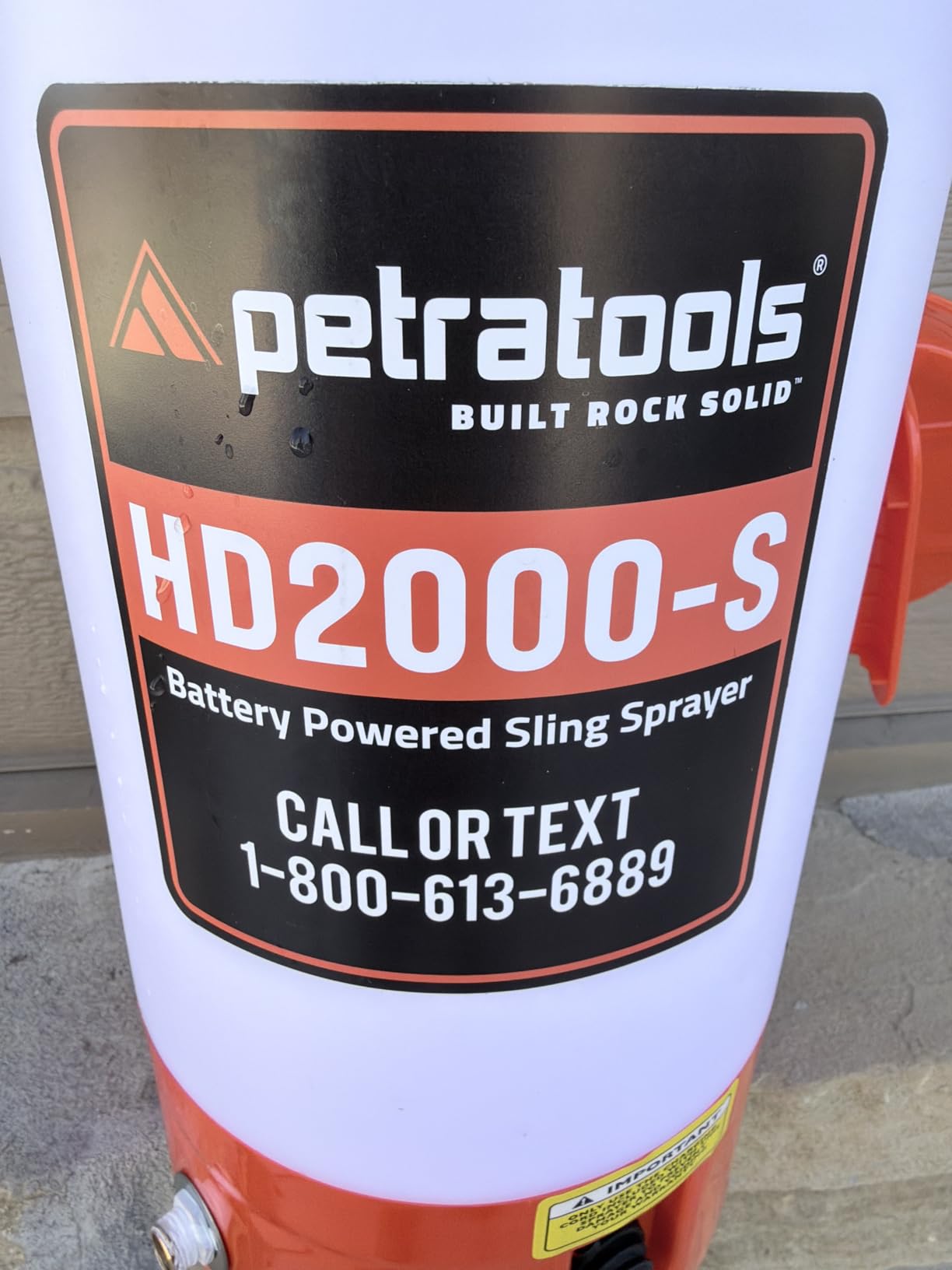 PetraTools Battery Powered Sprayer 2 Gallon - HD2000-S - Heavy Duty Electric Sprayer for Lawn and Garden Weed/Pest Control customer photo 2