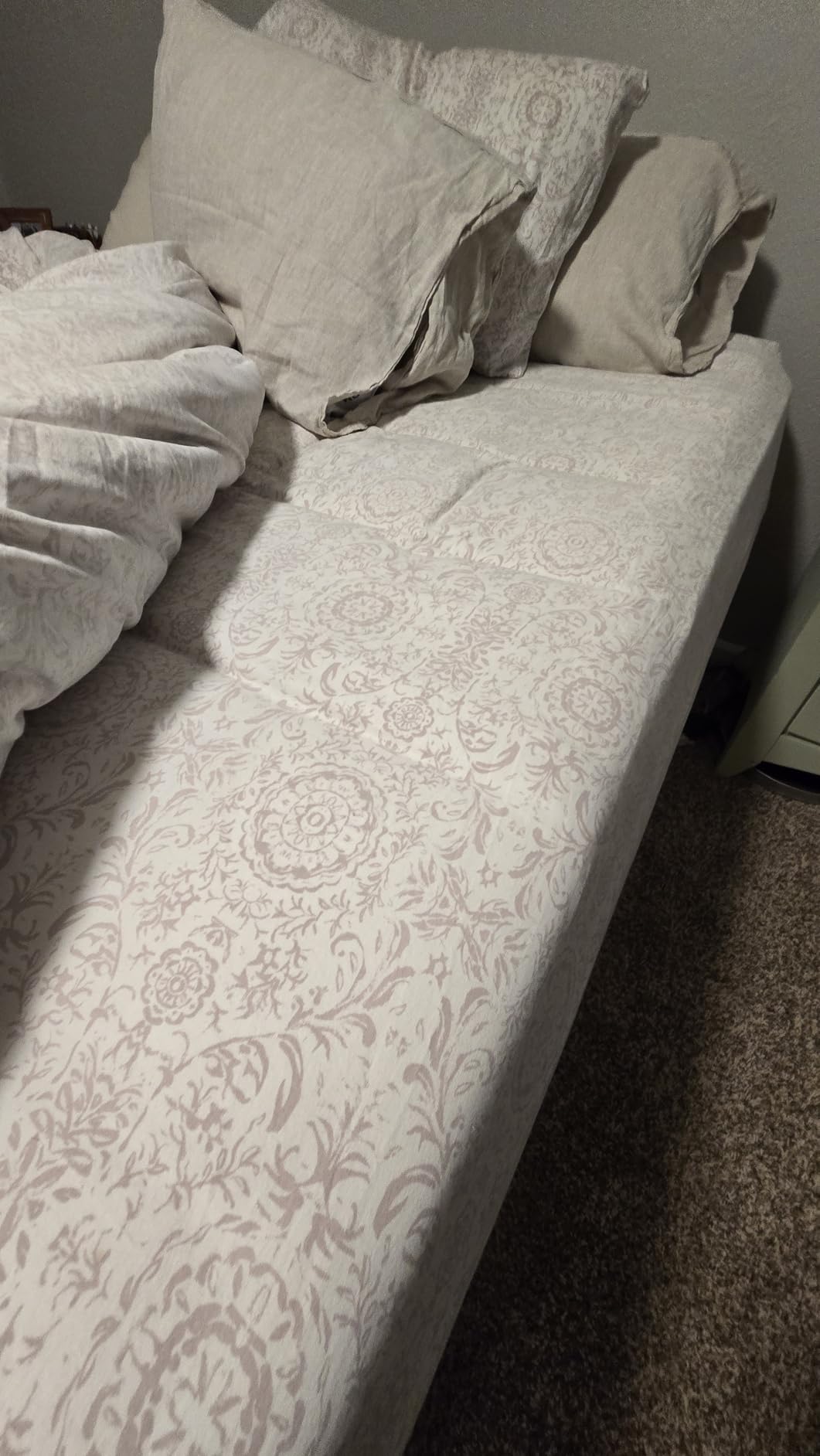 PERLECARE 3 Inch Queen Memory Foam Mattress Topper, Cooling Gel Infused Mattress Pad, Ventilated Bed Topper for Pressure Relief, Made with CertiPUR-US Certified Foam customer photo 2