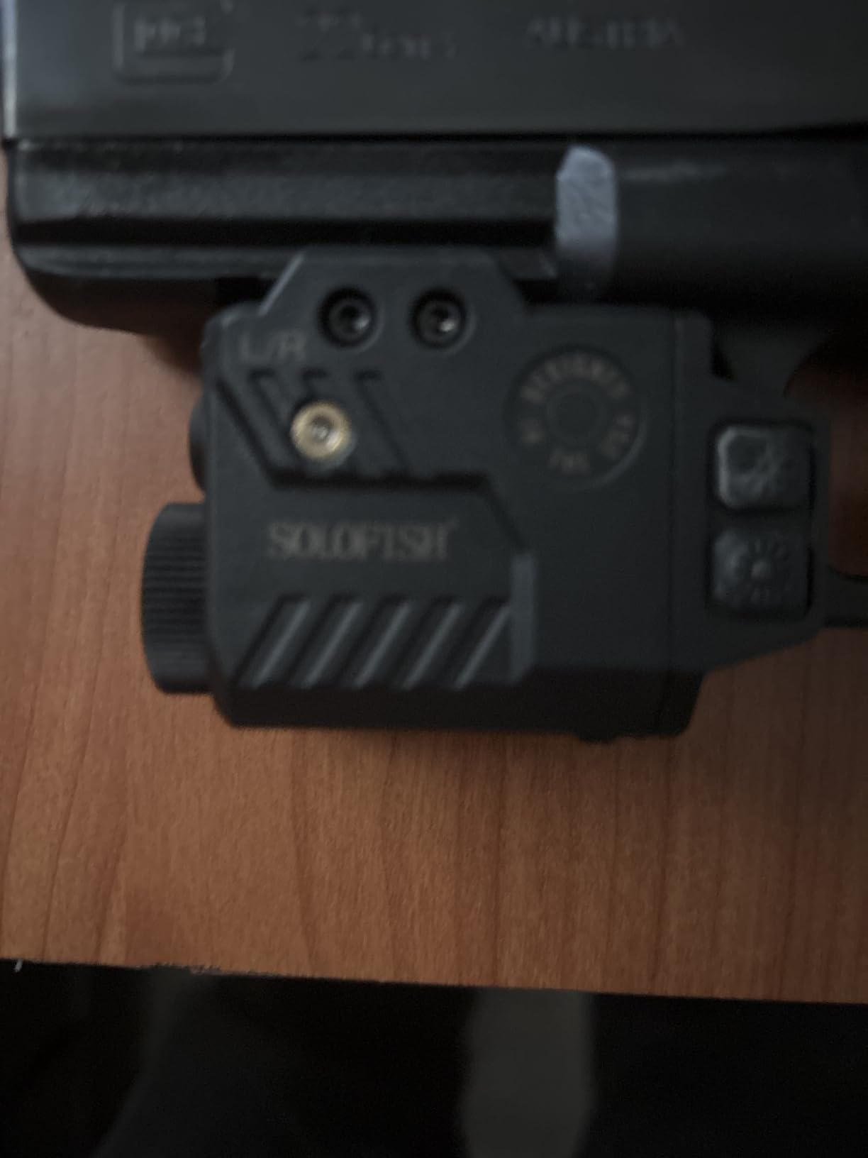 Solofish 800 Lumens Pistol Light Laser Combo, Strobe Function for Green/Red/Blue Laser and Tactical Light with Slidable Rail Fits Guns w/Rail customer photo 1