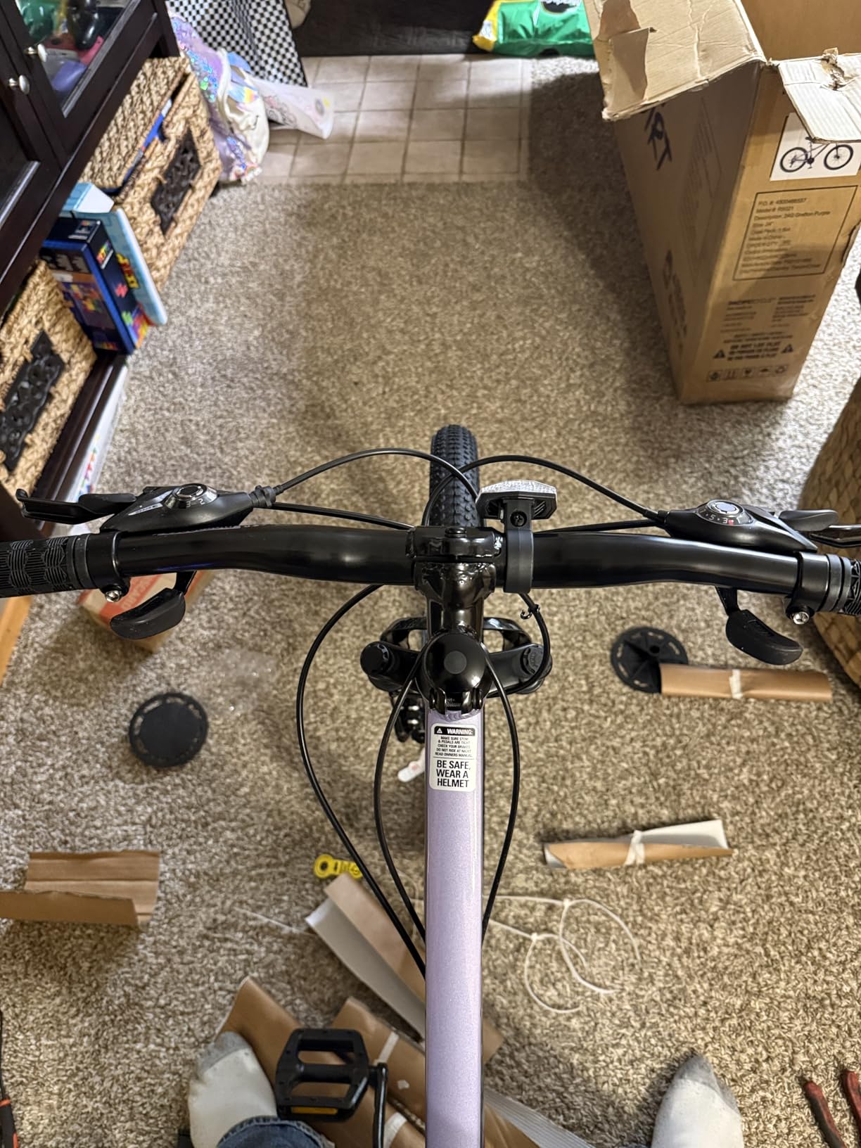 Mongoose Status Mountain Bike, 27.5 Inch Bike for Men and Women, 21 Speed, Aluminum Suspension Frame, Dual Suspension, Knobby Mountain Tires, Mechanical Disc Brakes customer photo 2