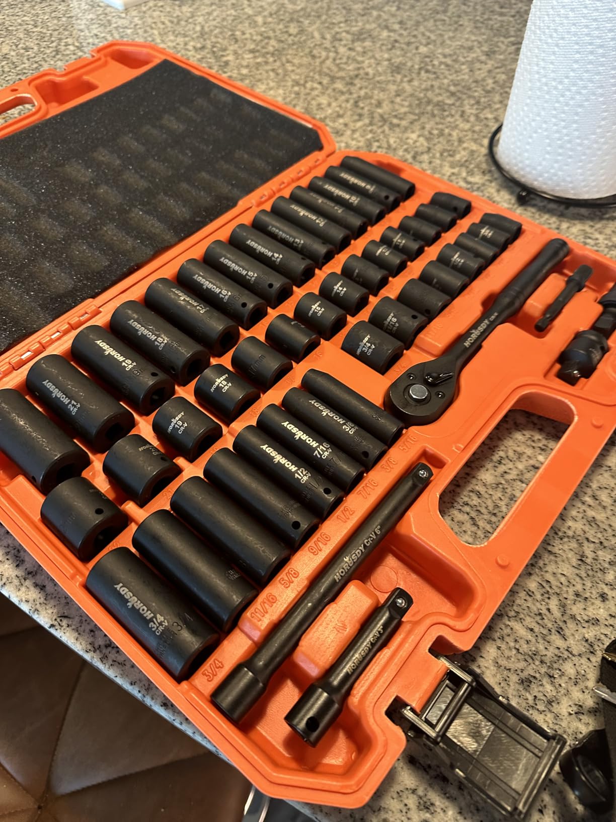 HORUSDY 50-Piece 3/8