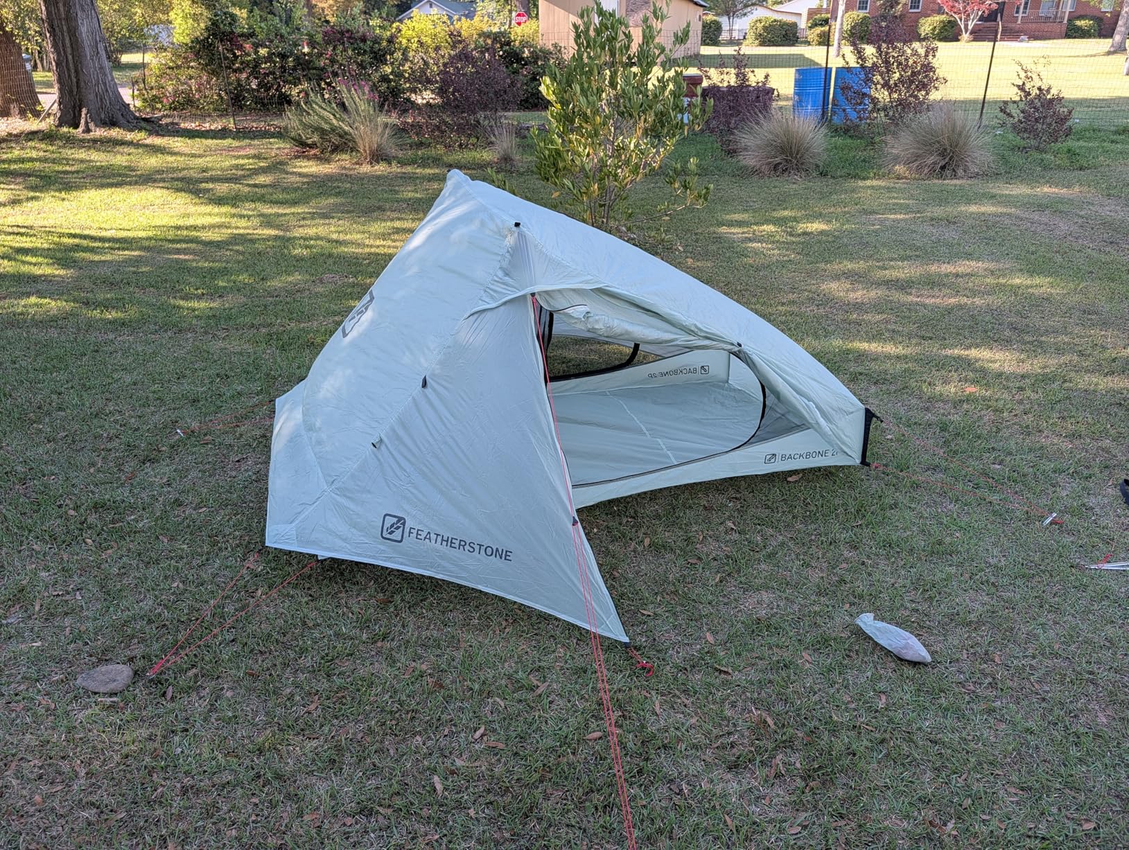 Featherstone Backbone Ultralight Tent for Backpacking, Camping, Thru Hiking - Trekking Pole Backpacking Tent - Waterproof, Single-wall, Durable Shelter - Compact, Light, & Easy to Carry customer photo 1