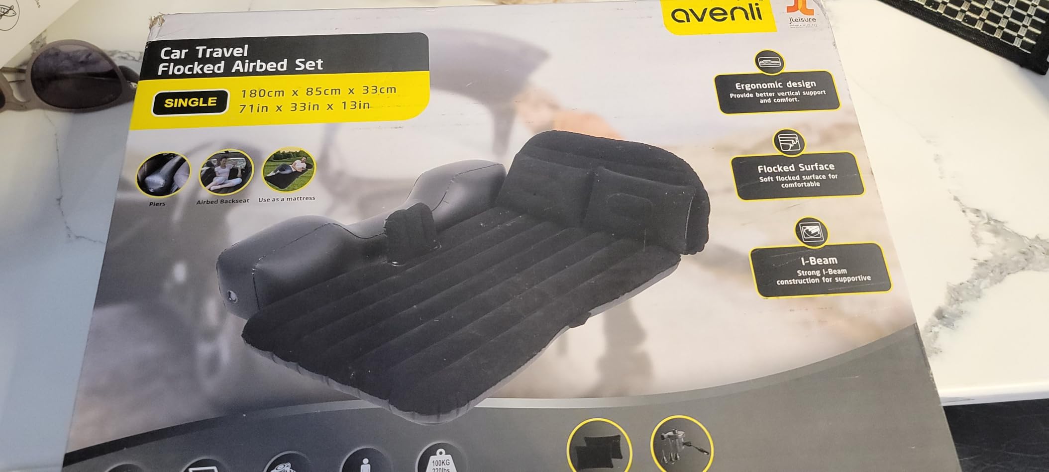 Car Air Mattress Back Seat Car Camping Bed, SUV Inflatable Bed with Pump and Pillows customer photo 2