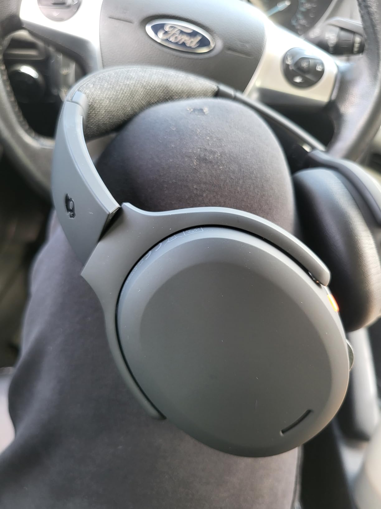 Skullcandy Crusher ANC 2 Wireless Over-Ear Bluetooth Headphones with Multi-Sensory Bass, Active Noise Cancelling, Up to 60 Hours Battery, Microphone for iPhone Android - True Black customer photo 1