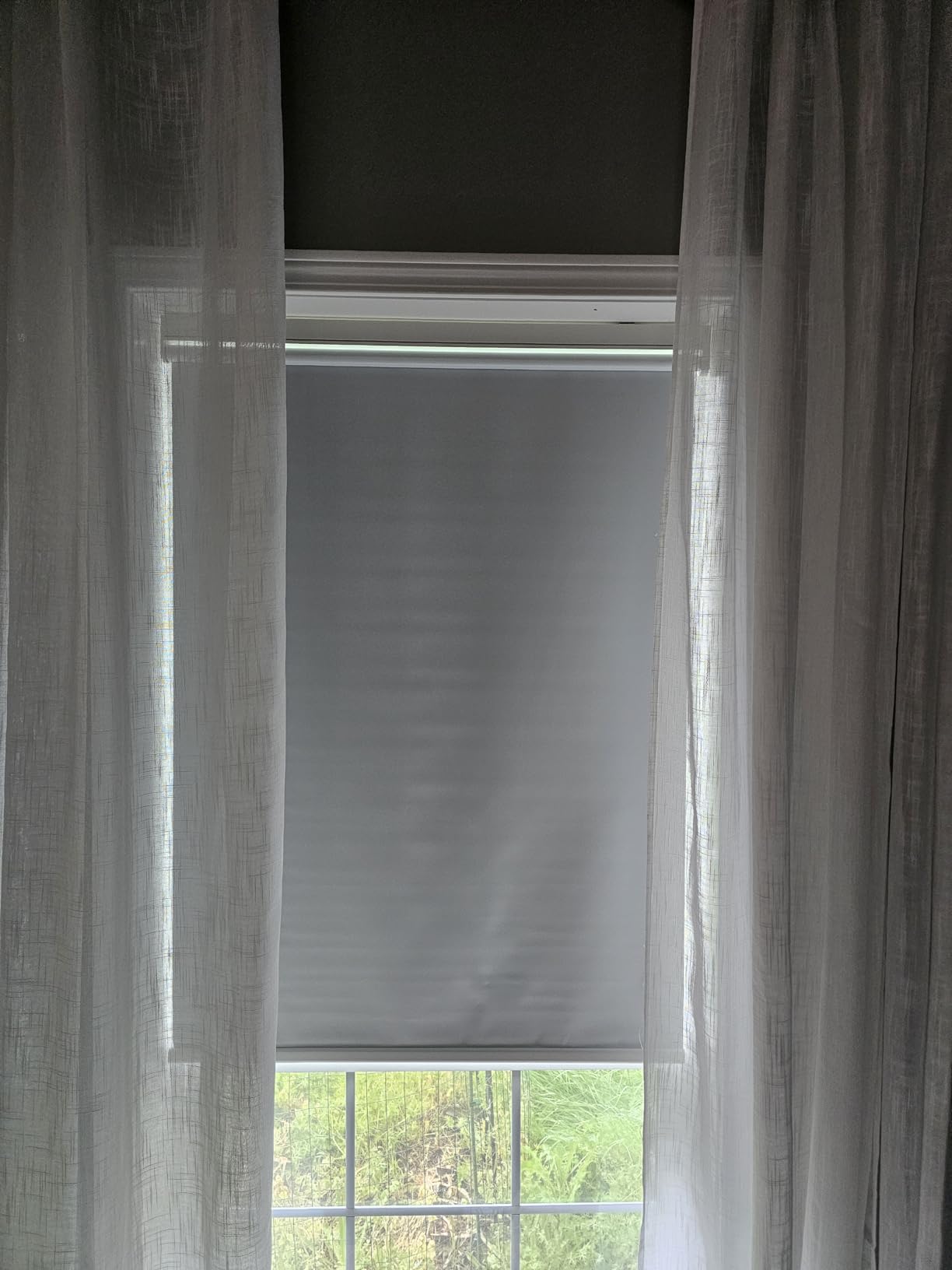 Grandekor Motorized Blinds with Remote Control, Blackout Roller Shade Electric Shades Cordless Smart Blinds for Bedroom Living Room Office customer photo 1