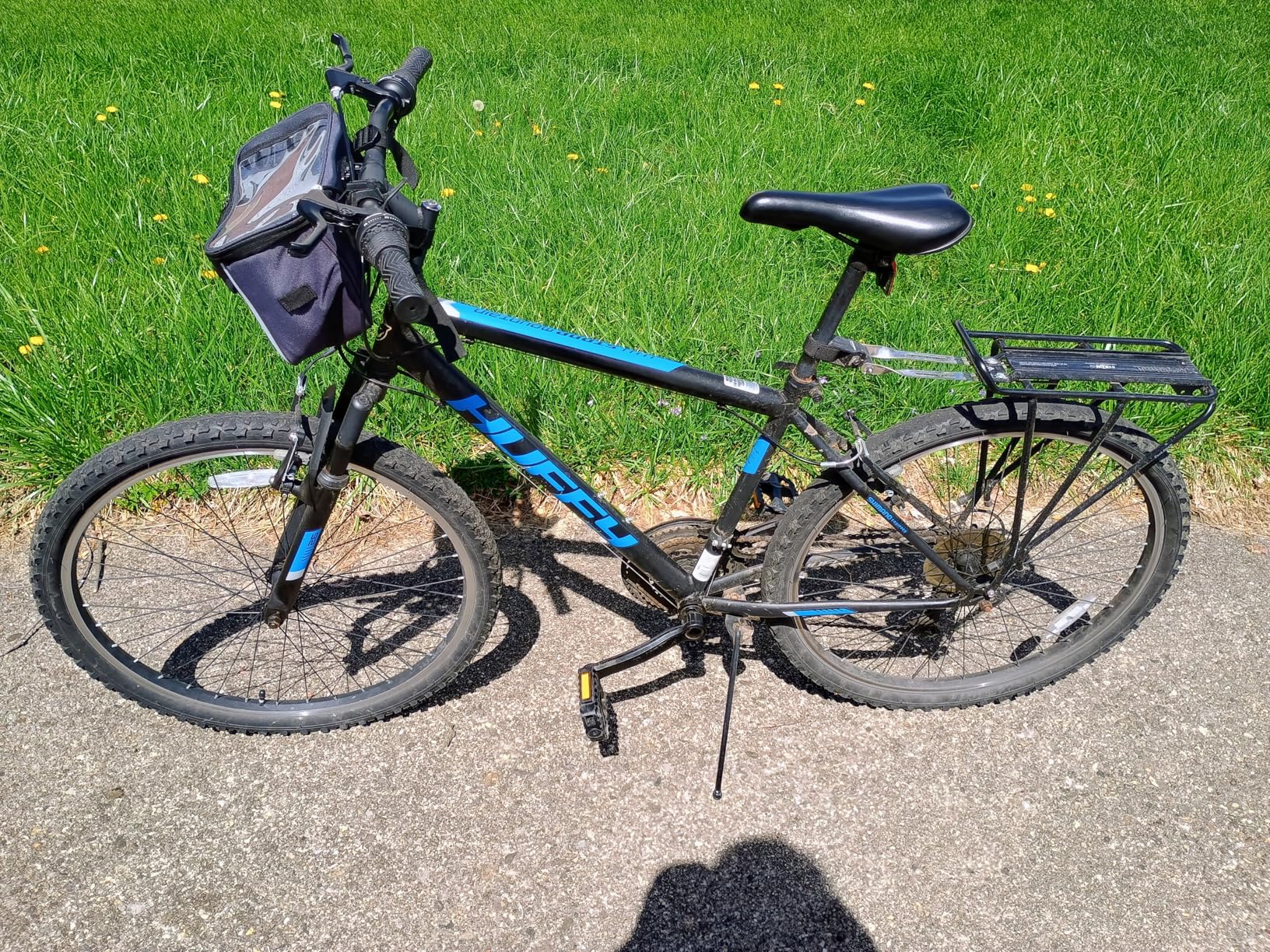 Huffy Stone Mountain Bike for Men and Women, 20-26 inch, 6 or 21-Speed, Front or Dual Suspension, Multiple Colors, Shimano Equipped customer photo 1