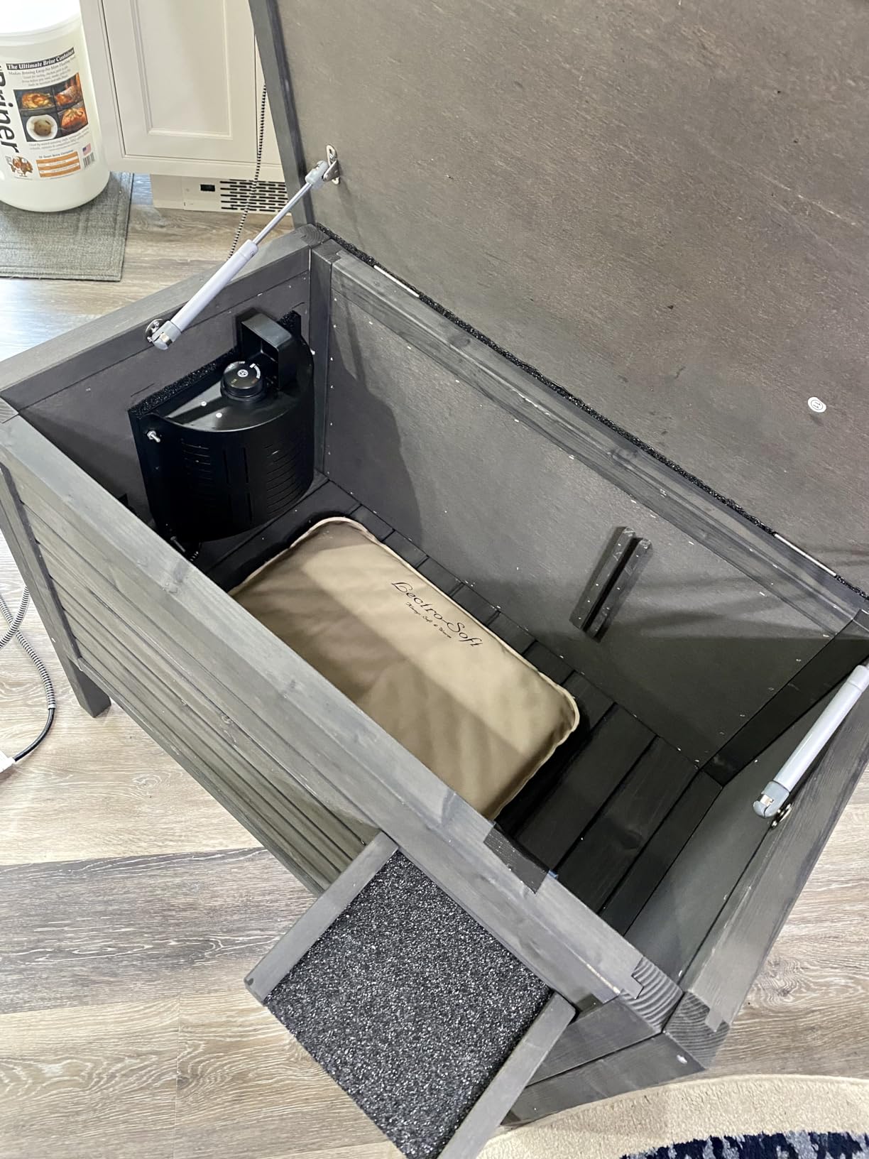Pet Warmer by Heat Tec | 400w Dog House Heater with Chew Resistant Cord | Thermostatically Controlled | Safe - Dry Heat customer photo 1