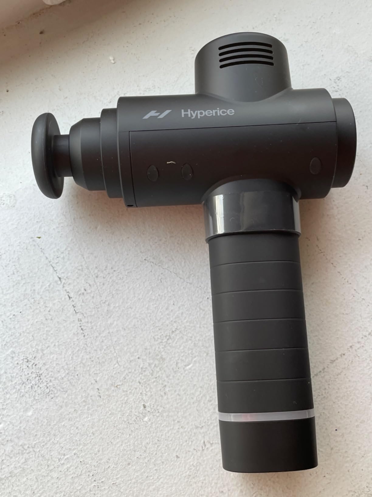 Hyperice Hypervolt 2 Black - Featuring Quiet Glide Technology - Handheld Percussion Massage Gun | 3 Speeds, 5 Interchangeable Heads | Helps Relieve Sore Muscles and Stiffness customer photo 1