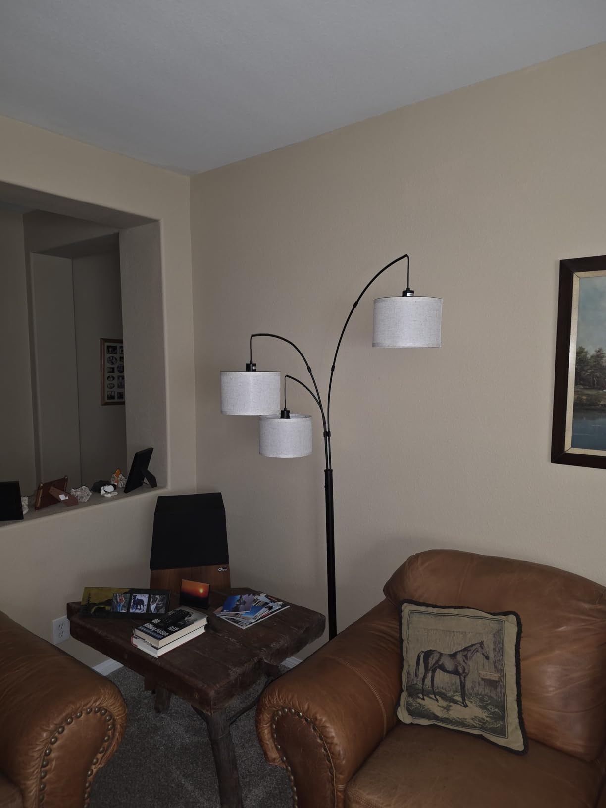 SUNMORY 3 Lights Floor Lamp for Living Room, 78