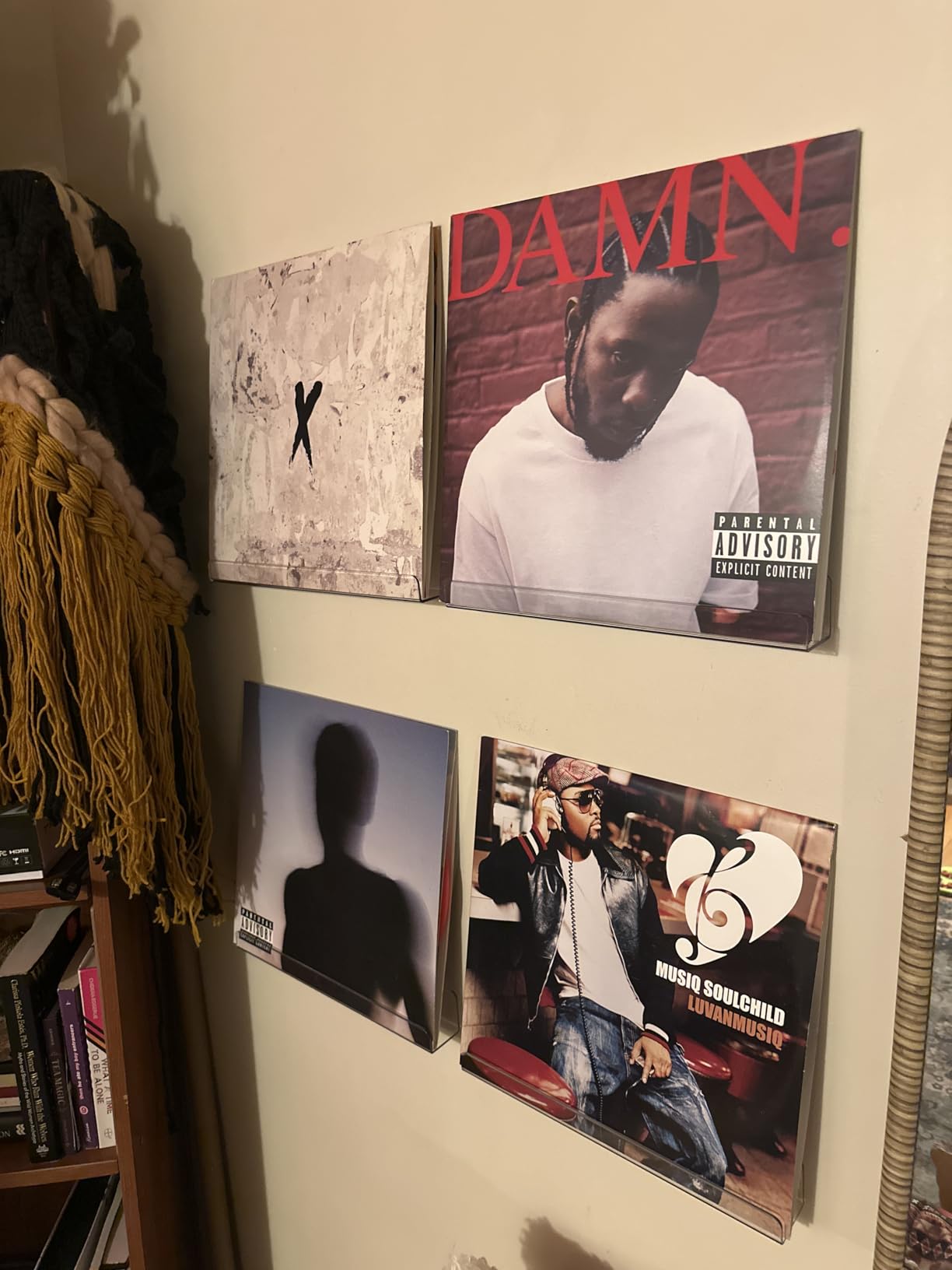 upsimples 8 Pack Vinyl Record Wall Mount Shelves, 12