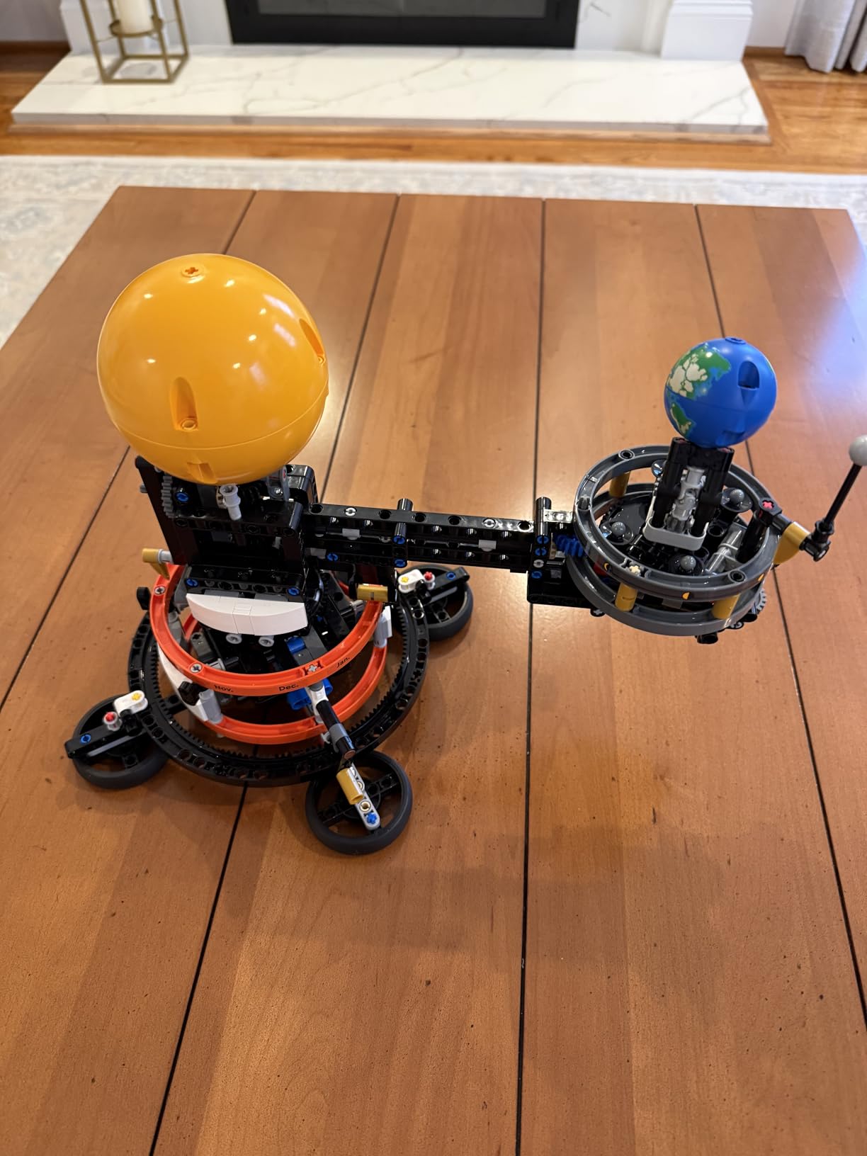 LEGO Technic Planet Earth and Moon in Orbit Building Set, Outer Space Birthday Gift for 10 Year Olds, Solar System Toy for Imaginative, Independent Play, Room Decor for Boys & Girls, 42179 customer photo 2