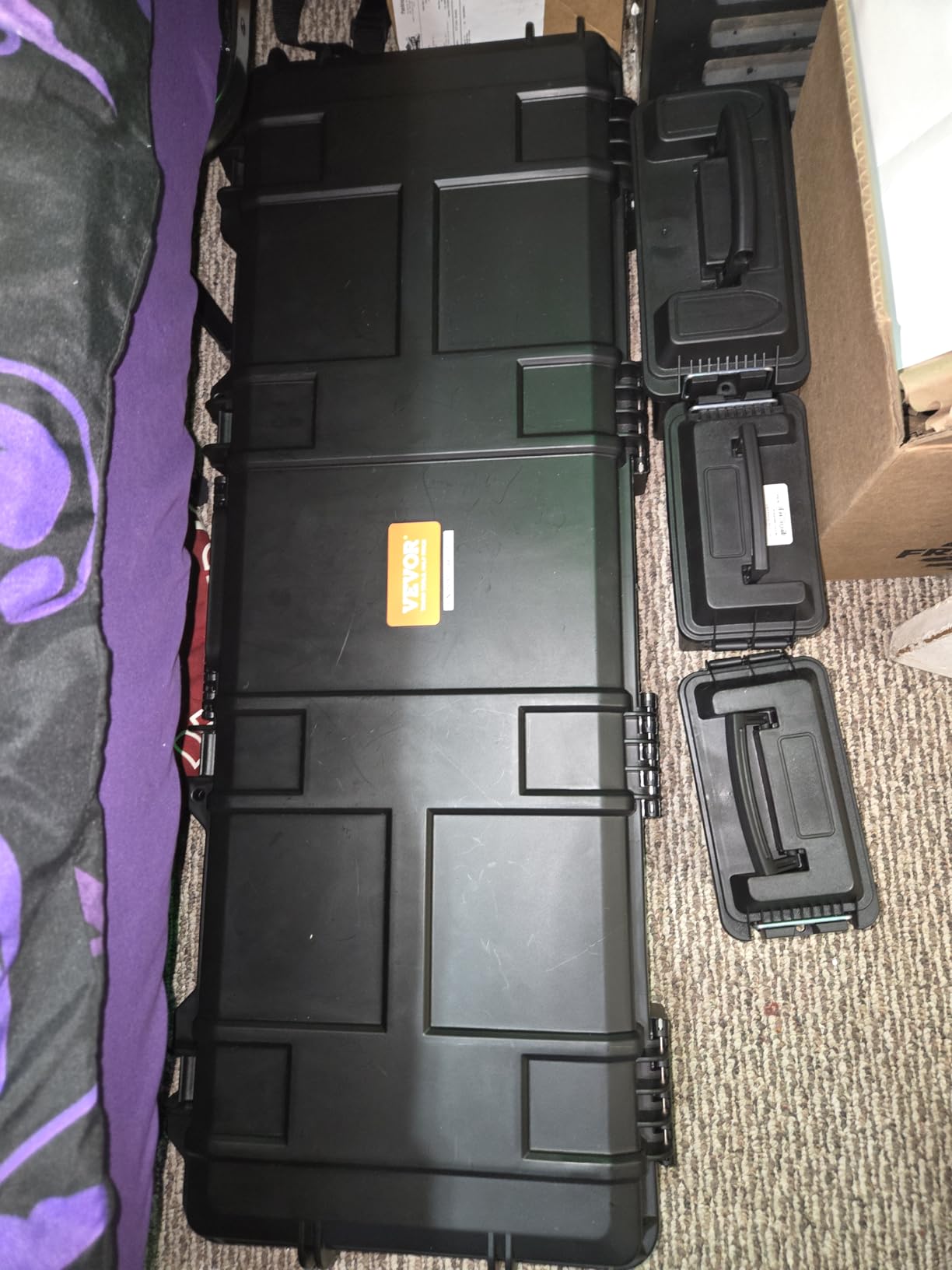 VEVOR Rifle Case, Rifle Hard Case with 4 Layers Fully-protective Foams, Lockable Hard Gun Case with Wheels, IP67 Waterproof & Crushproof customer photo 2