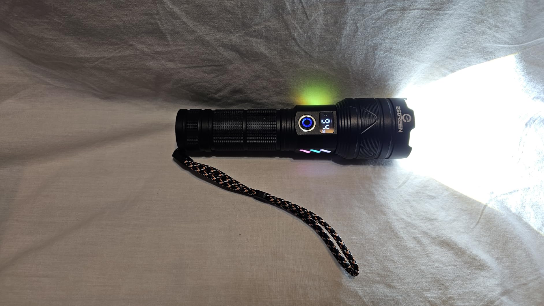 Rechargeable Flashlights 100000 High Lumens, Long Range 5000ft, Super Bright LED Flashlight USB C, High Powerd Multi-functional Heavy Duty Strong Flash Light High Beam, For Emergency Home Camping customer photo 1
