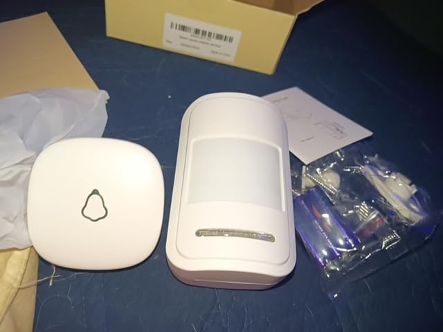 Motion Sensor Door Chime, METAK Wireless Motion Detector Alarm Indoor for Business When Entering/Home Doorway/Store Entrance/Garage Security, Pet/Elderly/Dementia Monitoring Buzzer,PIR Door Entry Bell customer photo 1