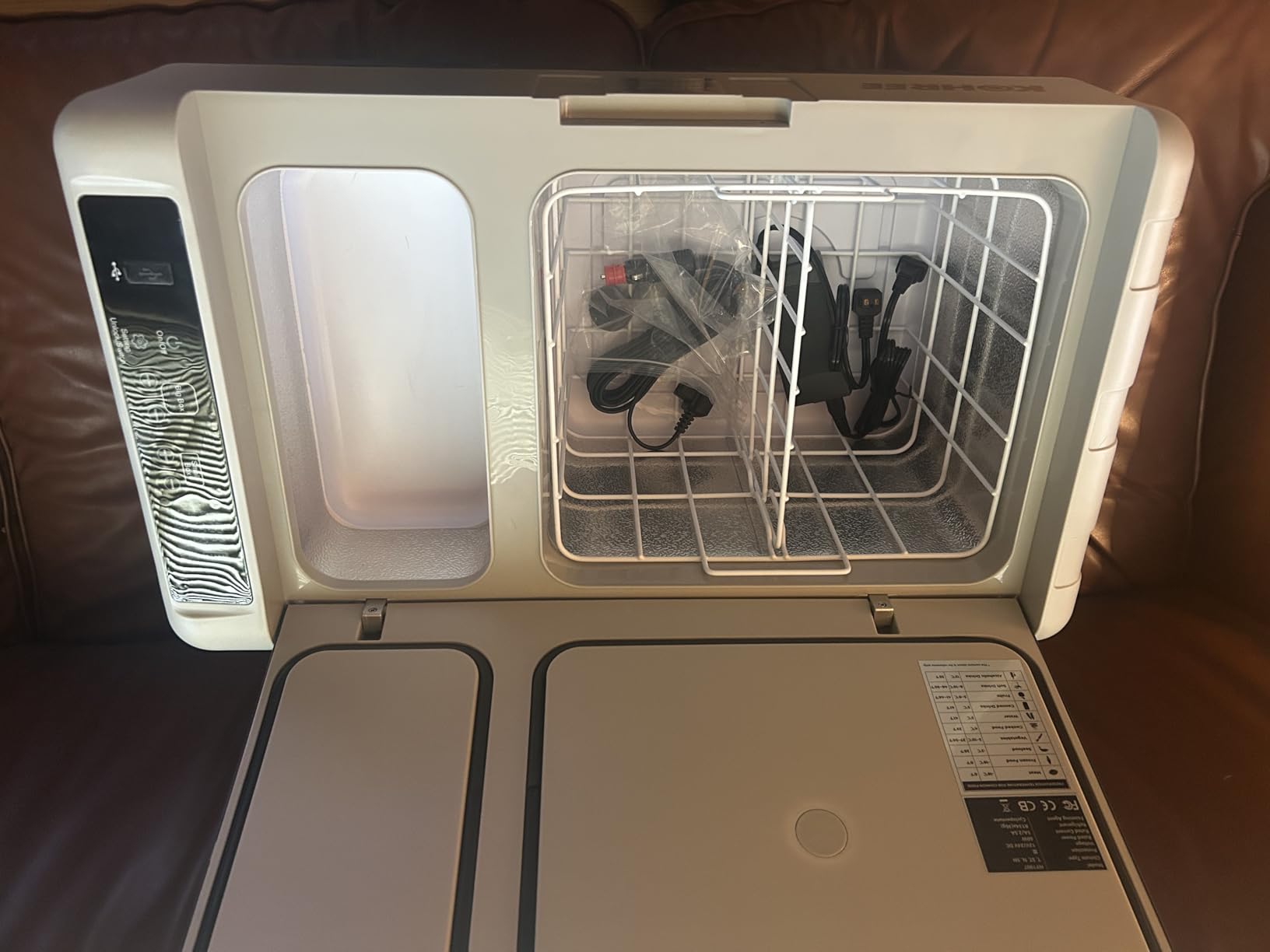 Kohree 12 Volt Car Refrigerator, 42 Quart (40L) Dual Zone Car Fridge, Portable Refrigerator Dual Door -4F-68F Electric Cooler Portable Freezer 12/24V DC and 100-240V AC for RV, Camping, Travel customer photo 2
