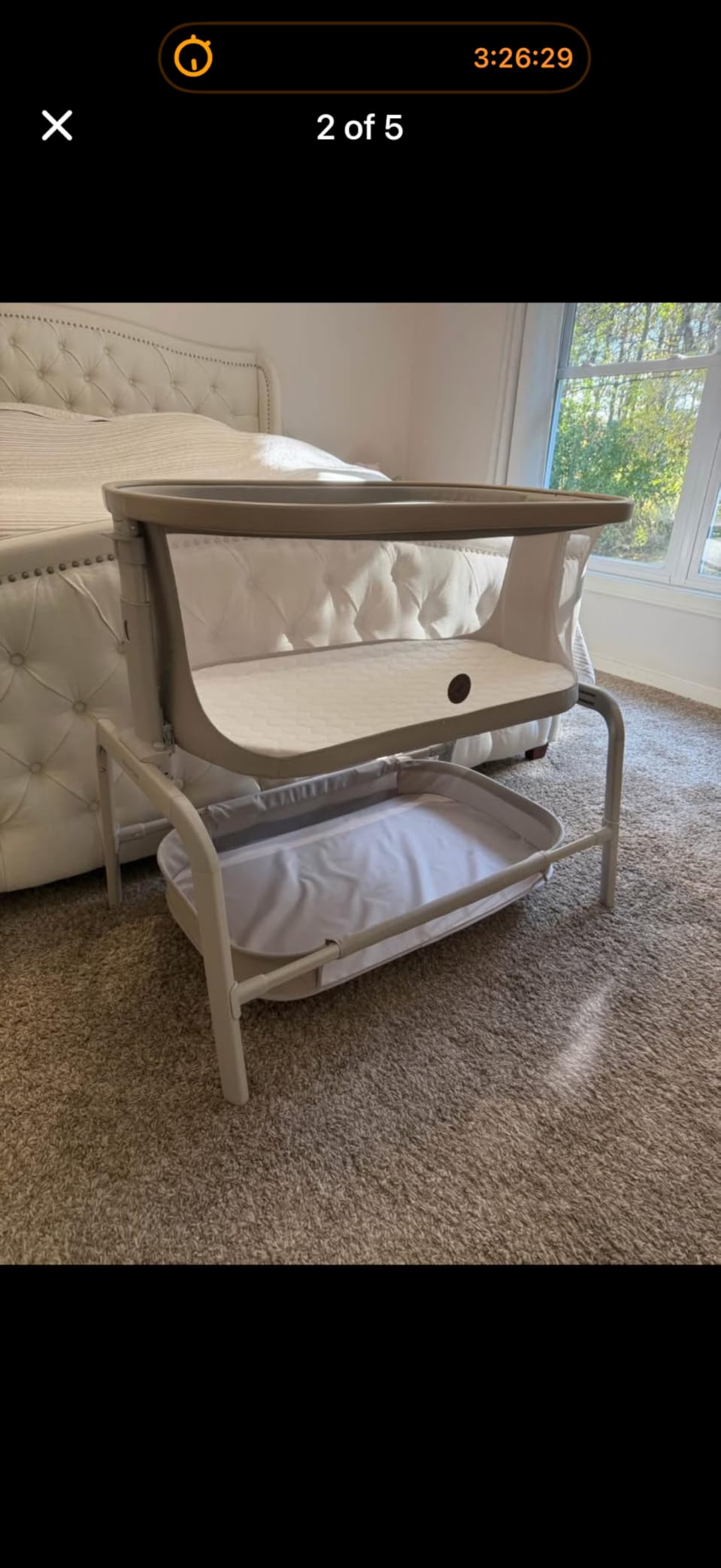 Maxi-Cosi Iora Baby Bassinets Bedside Sleeper, Portable Bassinet, Infant Bedside Sleeper Crib customer photo 1