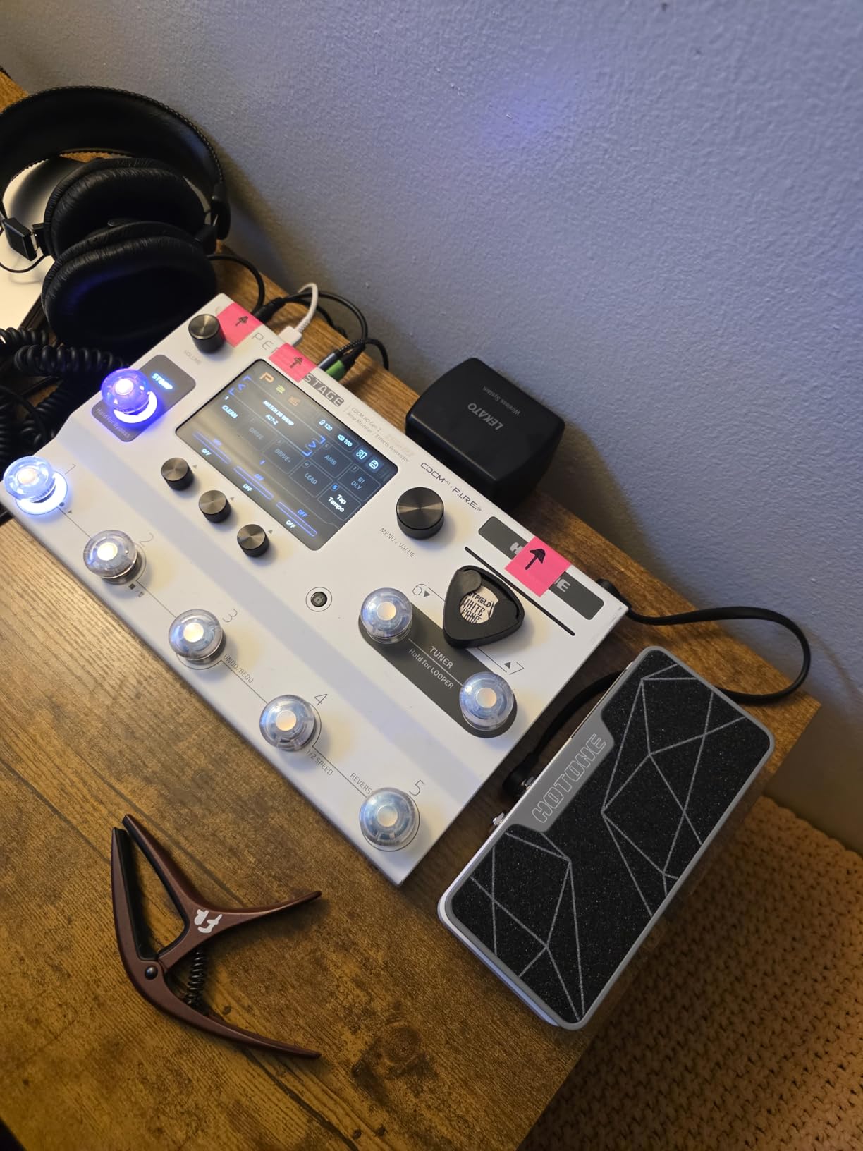 Hotone Ampero II Press Passive Expression and Switching Pedal customer photo 1