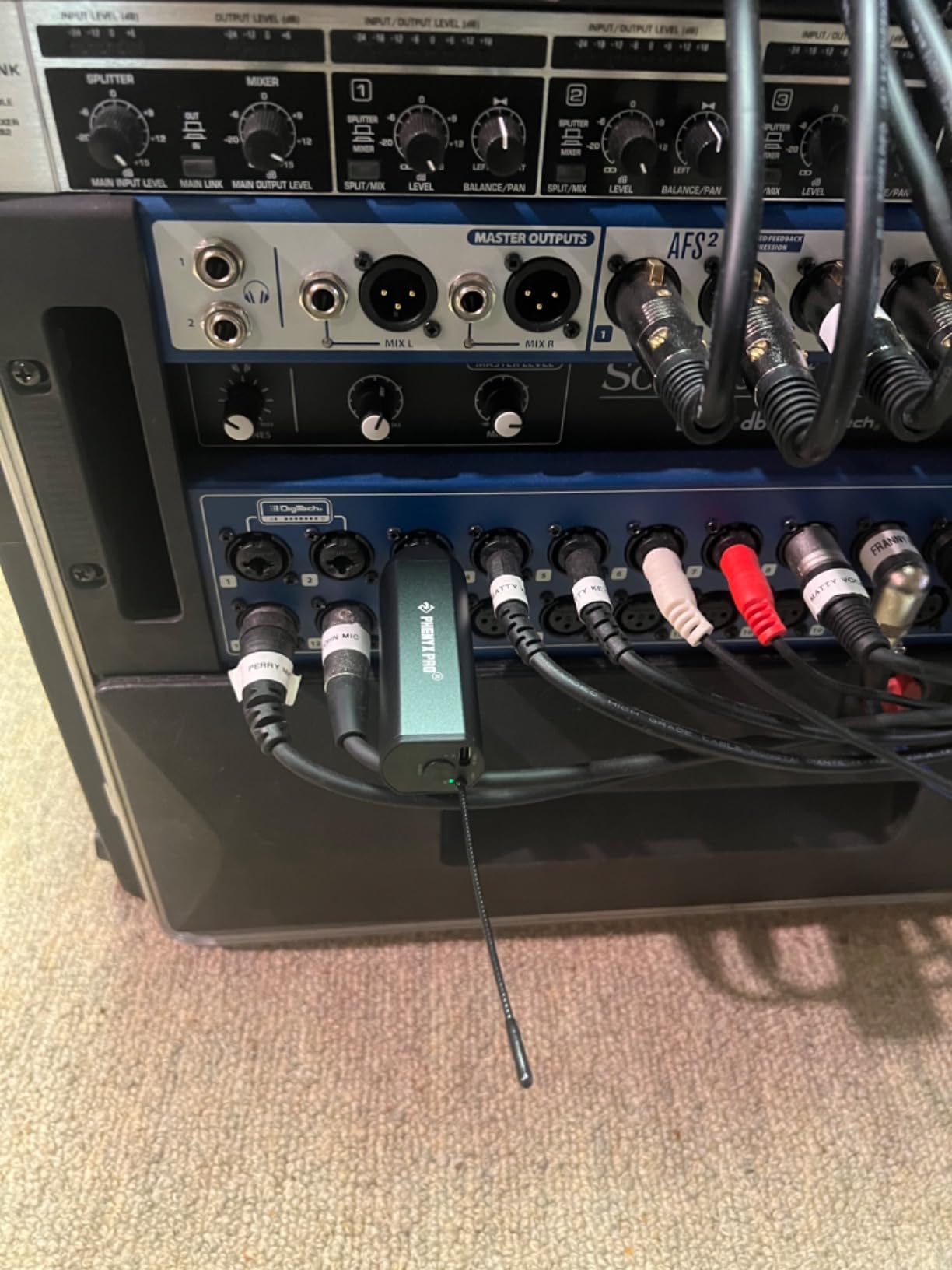 Phenyx Pro Single Digital Wireless Microphone System, w/Mini Receiver, Bodypack Transmitter, 15 Channels in 900MHz UHF Band, Headset/Lapel Microphone for Karaoke, Singer, Church, Wedding (PDP-1-1B) customer photo 2