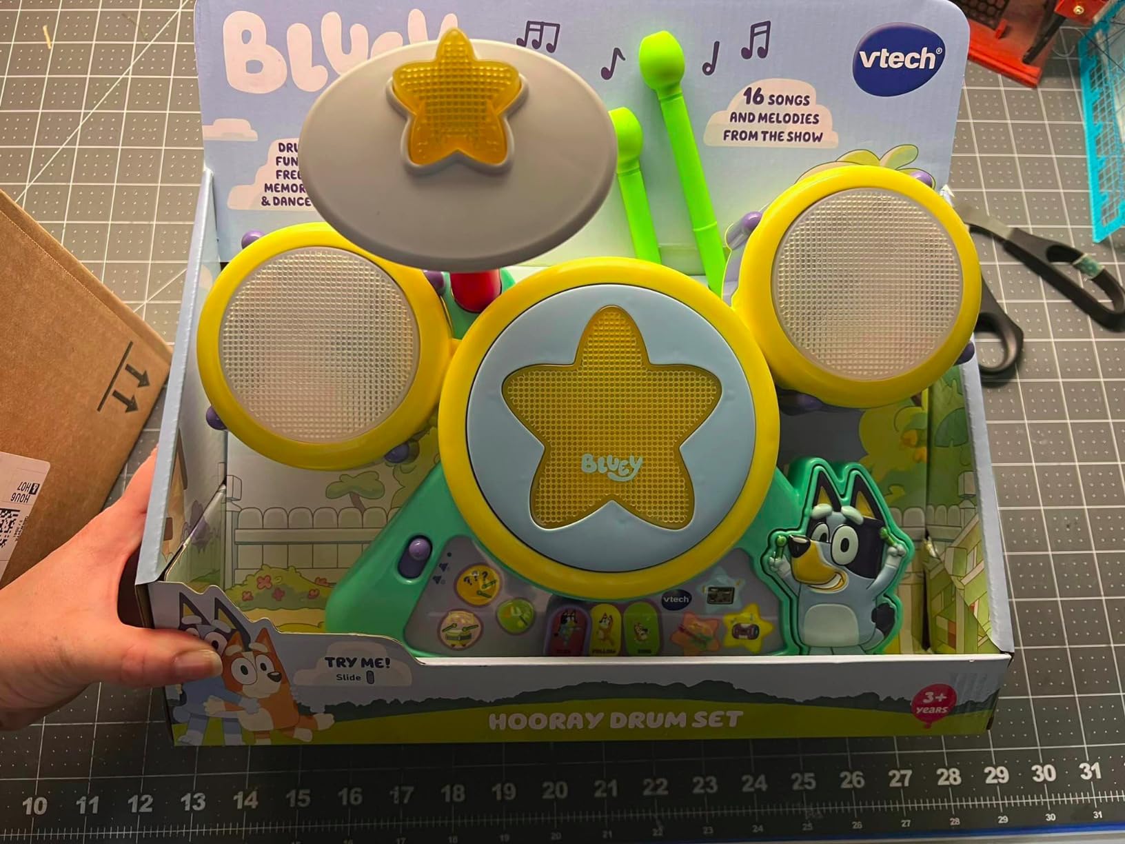 VTech Bluey Hooray Drum Set customer photo 1