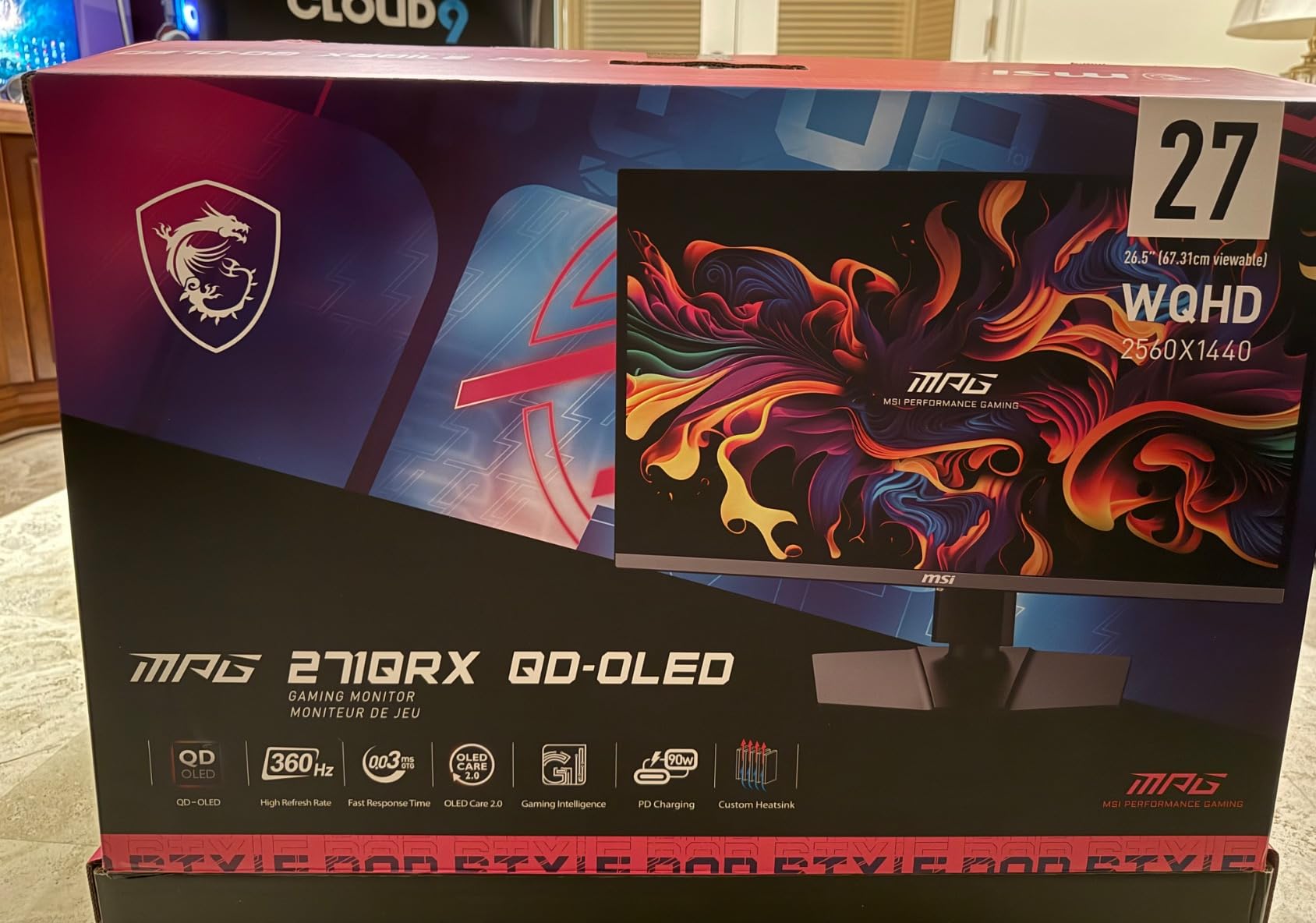 MSI MPG 271QRX QD-OLED, 27