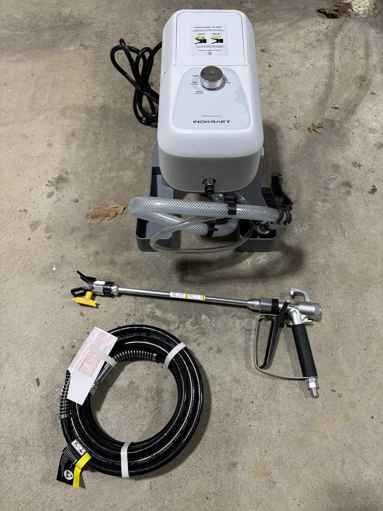 InoKraft ONE Airless Paint Sprayer, One-Button Easy Control, Pro Finish with Minimal Overspray customer photo 1
