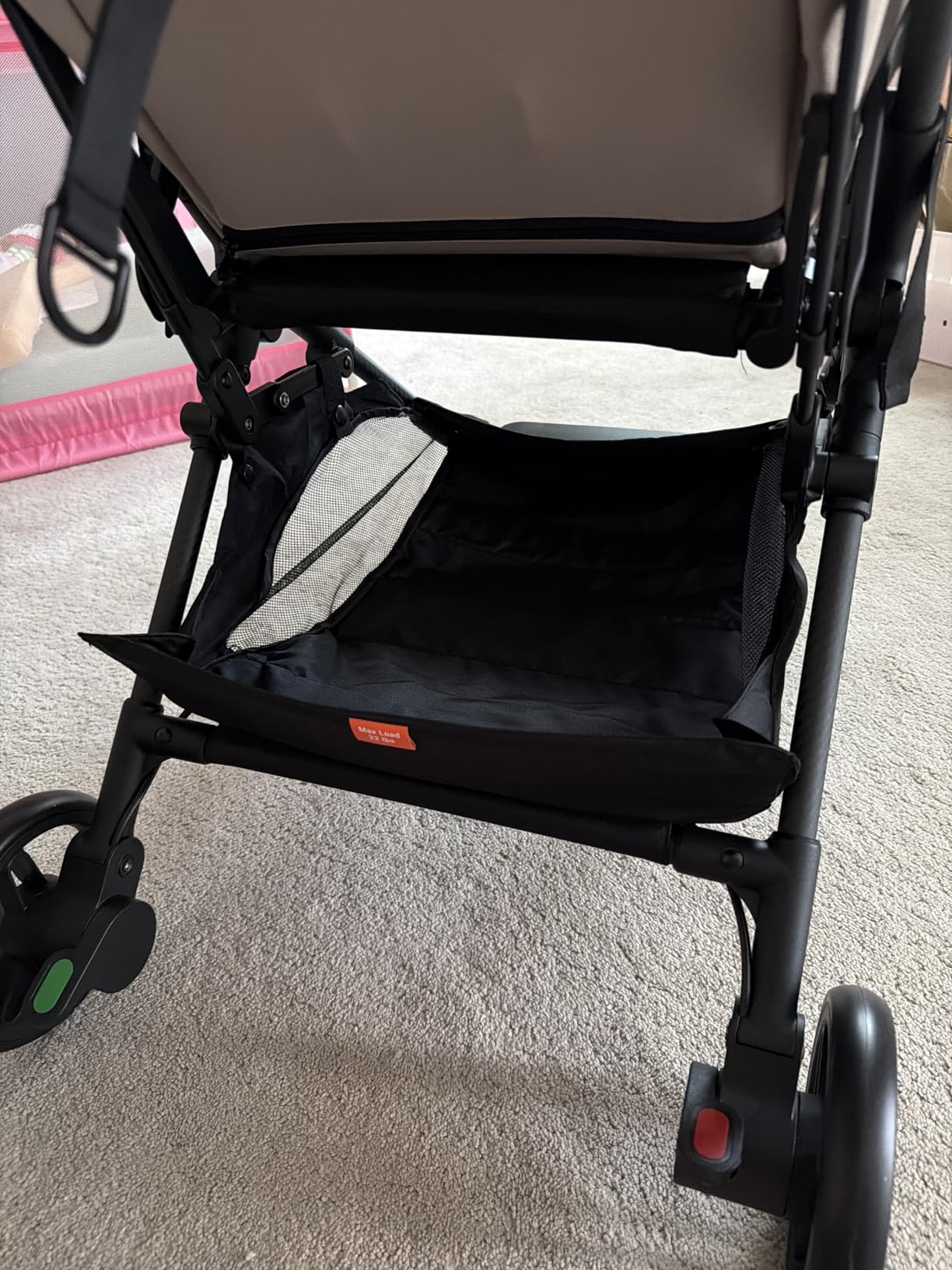 MAMAZING Ultra Air Lightweight Baby Travel Stroller with Carbon Fiber Frame, Compact & Airplane-Friendly, One-Handed Fold, 11.6 lbs, Perfect for Toddlers, Jet customer photo 2