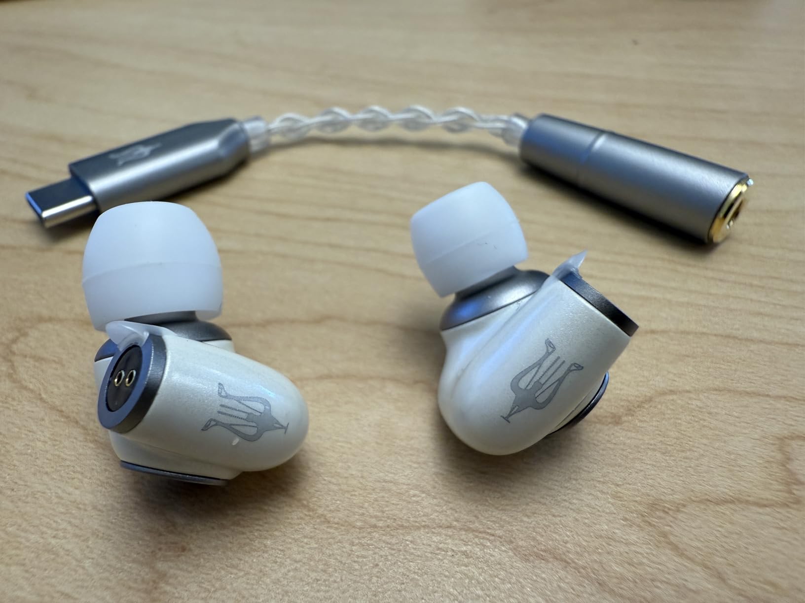 MEZE AUDIO ALBA | Wired Earbuds in-Ear Monitor Headphones for Audiophiles | USB-C Adapter Included | Smartphone Compatible | Noise Isolating | Ergonomic Metal Chassis customer photo 2